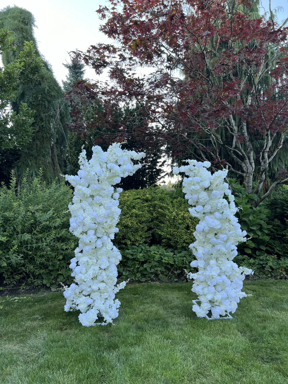 Statement Floral Columns