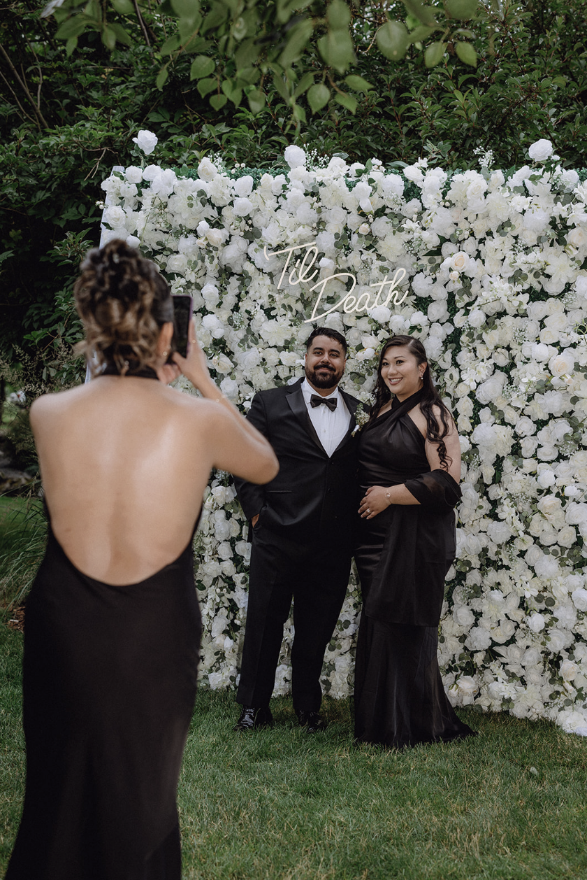 Floral Statement Wall & LED Sign