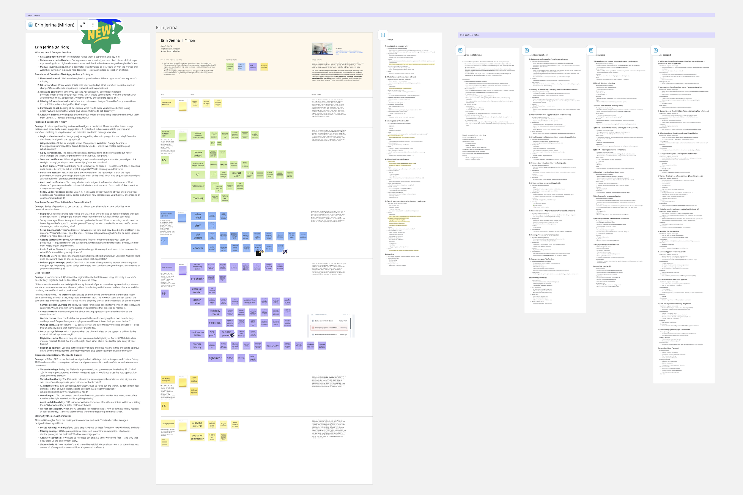 Customer Interview Notes