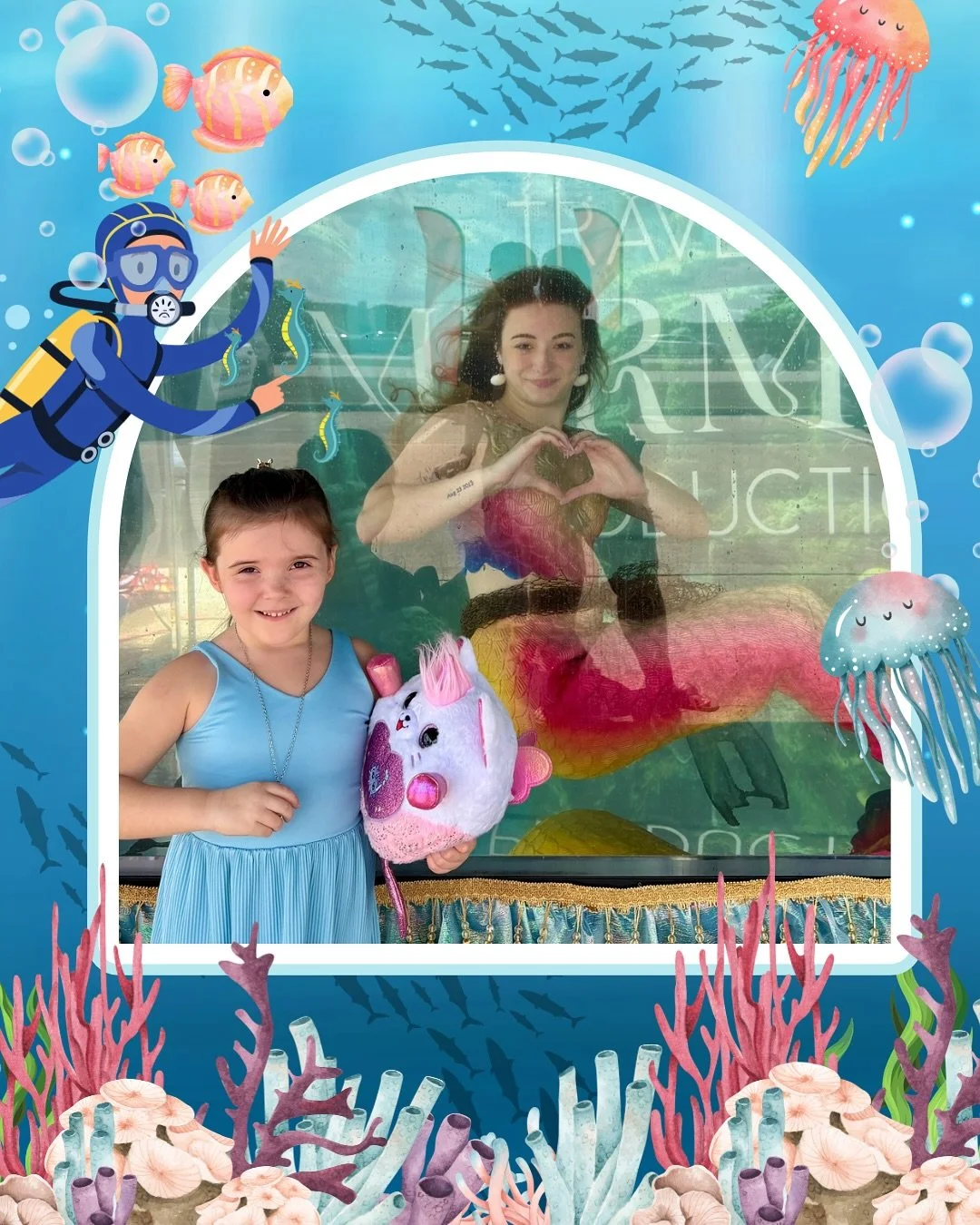 It&rsquo;s not every day that you get to meet three mermaids! 

Thanks, @aggielandscuba 🫧