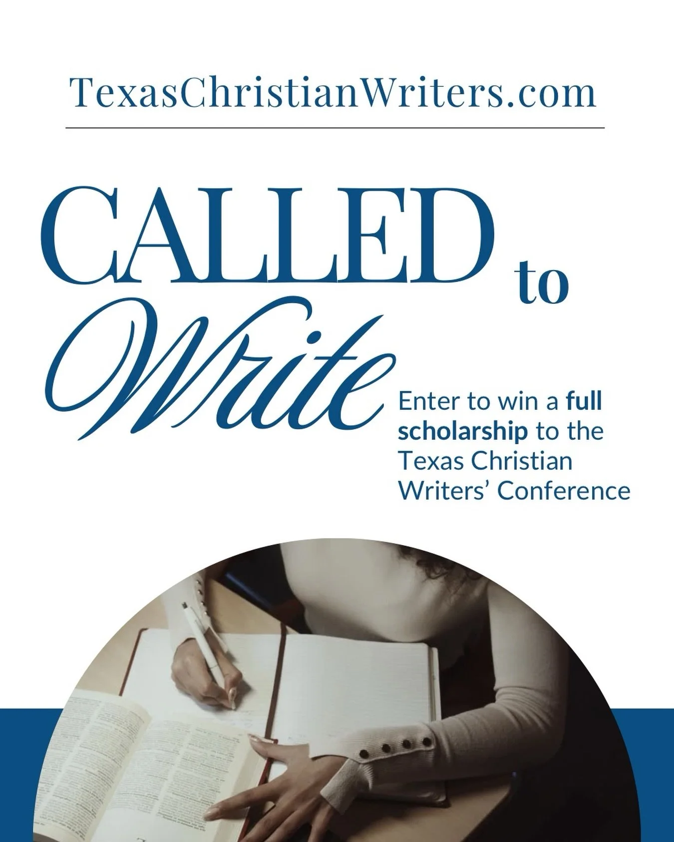 Hi Friends! The @texaschristianwriters conference is coming up! 

If you are a faith-driven writer or aspiring author in (or near) Texas, I hope you&rsquo;ll join us! 

Thanks to a generous sponsor, we have 5 full scholarships to offer. 

Learn more 