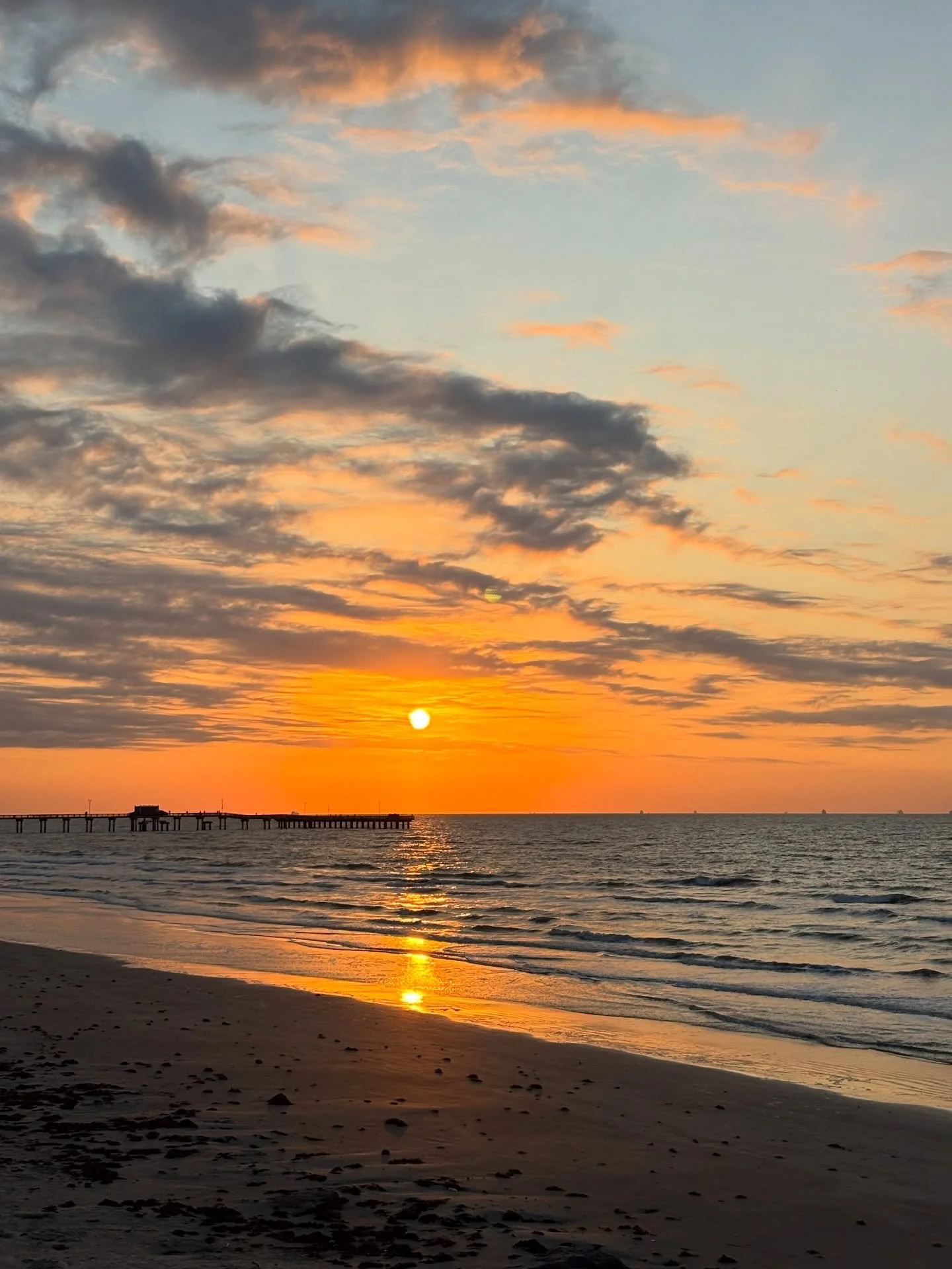 Just after sunrise
Waves ripple gently to shore
Nature sings in joyful praise

&mdash;
The heavens proclaim the glory of God. The skies display his craftsmanship. 

Day after day they continue to speak; night after night they make him known. They spe