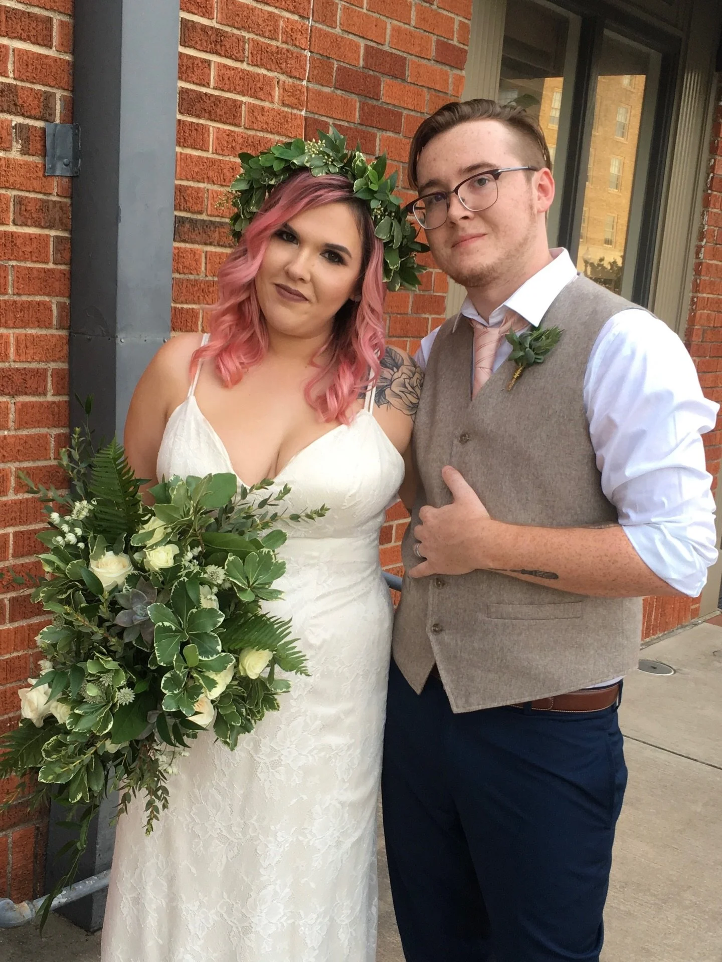 Happy anniversary to Josh &amp; Hollye!