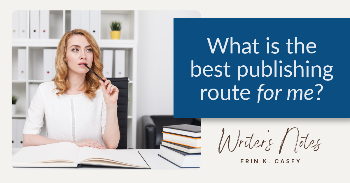 author thinking about which publishing options are best