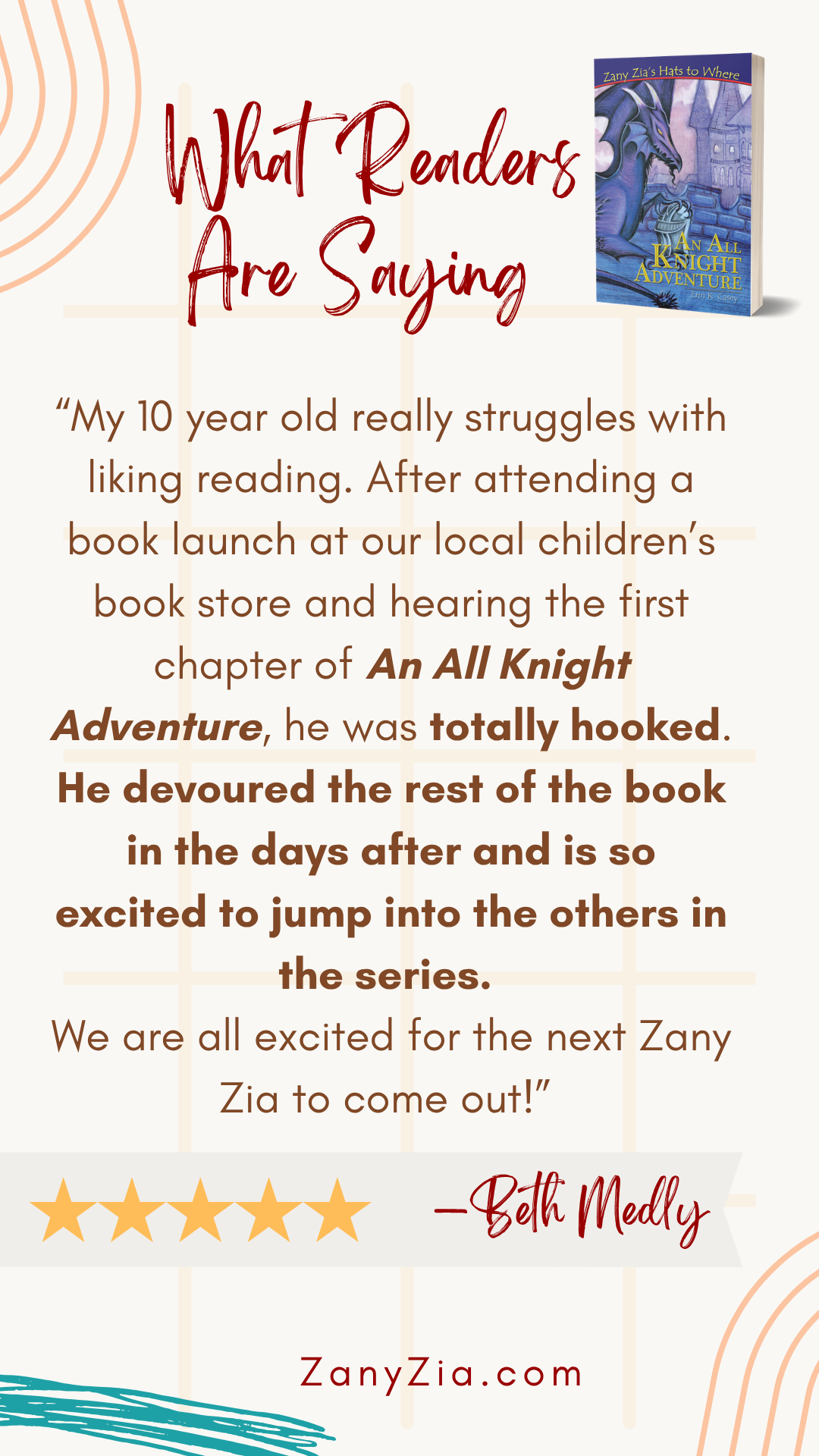 My 10 year old struggles with liking reading. He was totally hooked. He devoured the rest of the book and is excited to jump into the others in the series.