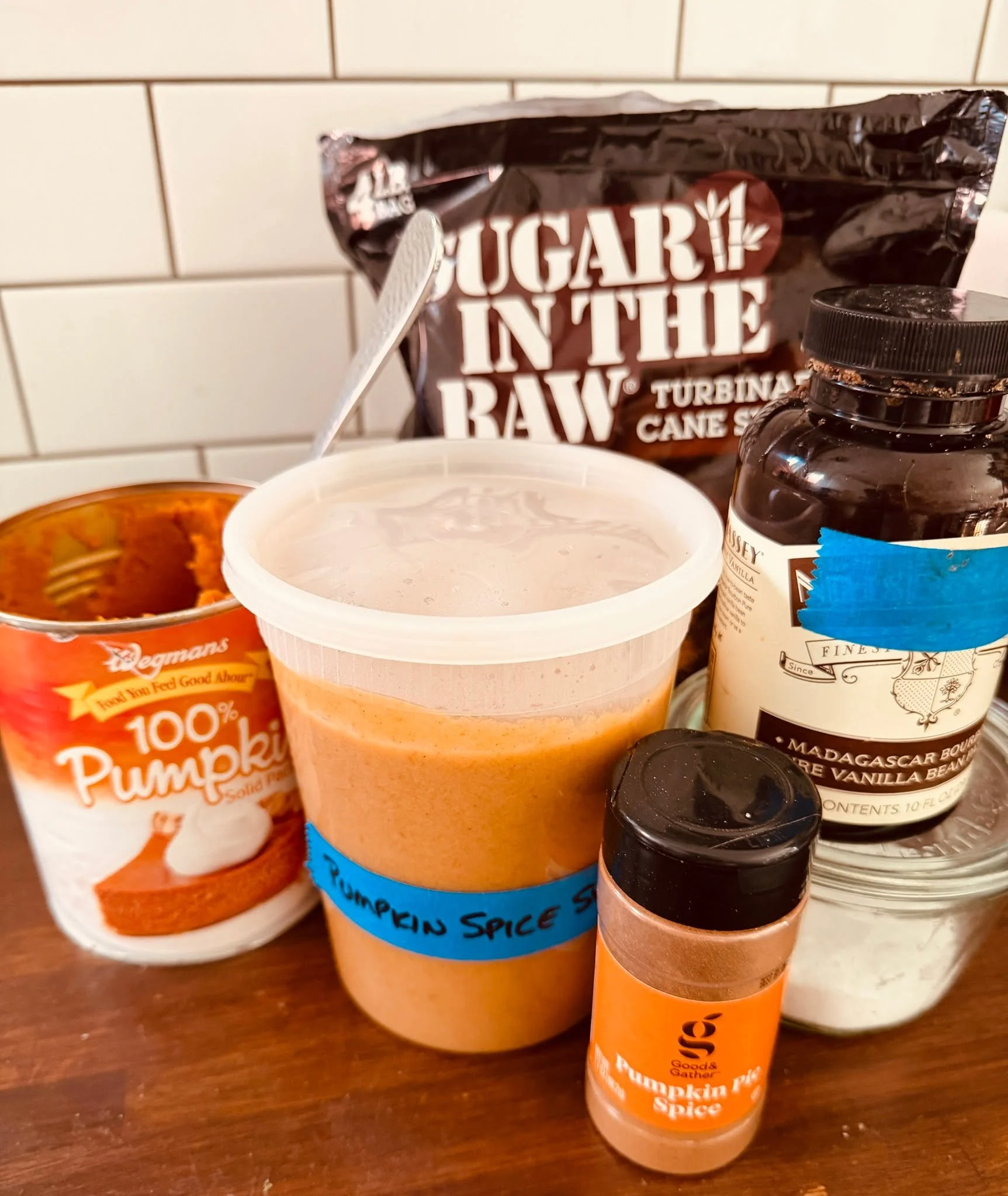 It's time!! If you're feeling...spicy, in a pumpkiny kind of way of course, have I got something for you!

Now this makes a bunch, because what's a cuppa water when you're drowning! I promise you, this pumpkin spice syrup for your coffee or chai (and