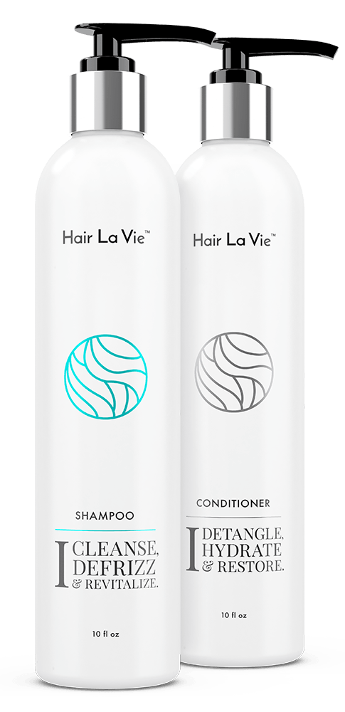  Using a rare combination of 21 natural oils, extracts, vitamins, proteins and amino acids, Hair La Vie is the best natural shampoo and conditioner you can find for your hair. 