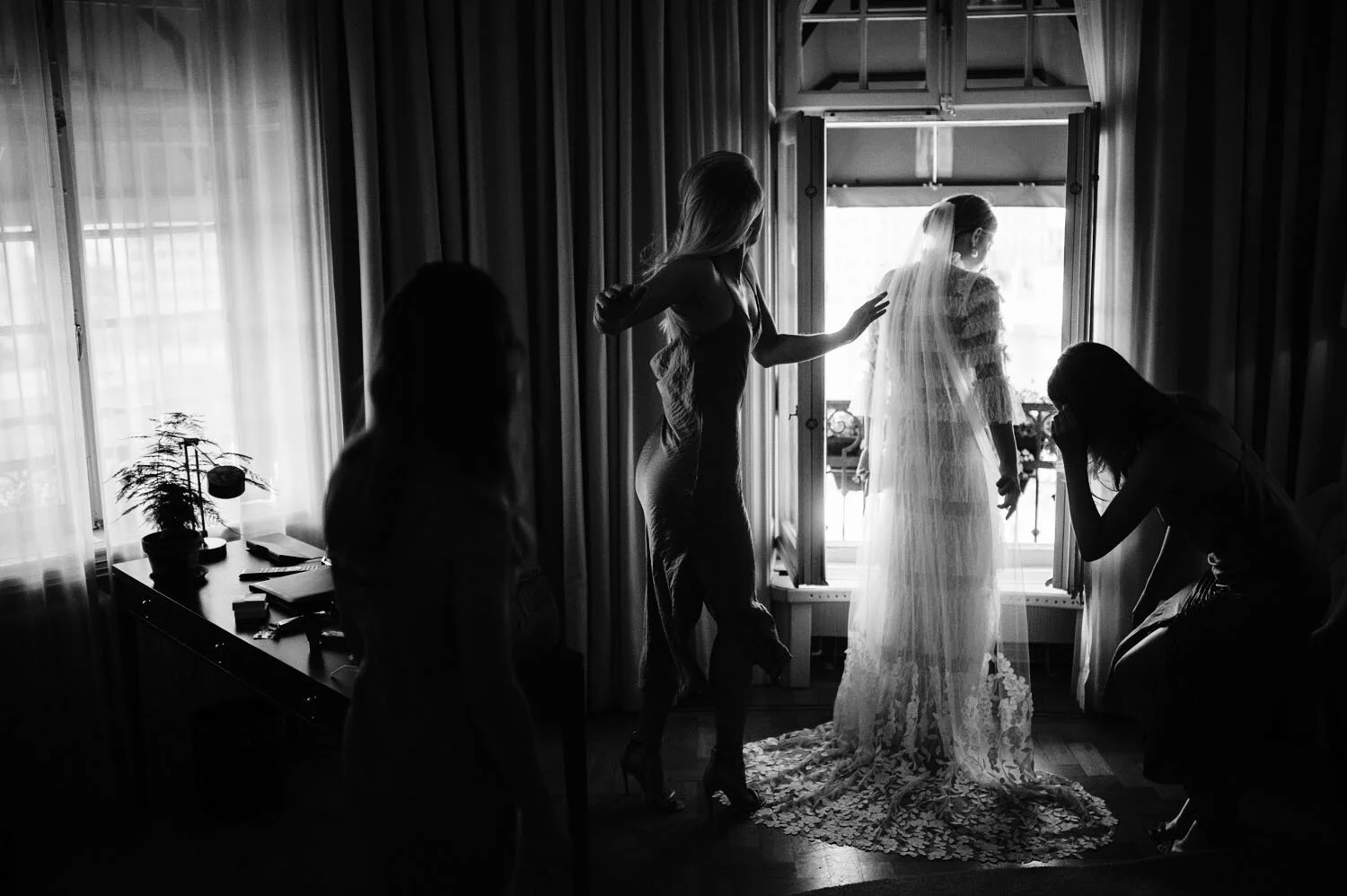 Bröllopsförberedelser på Hotell Diplomat.