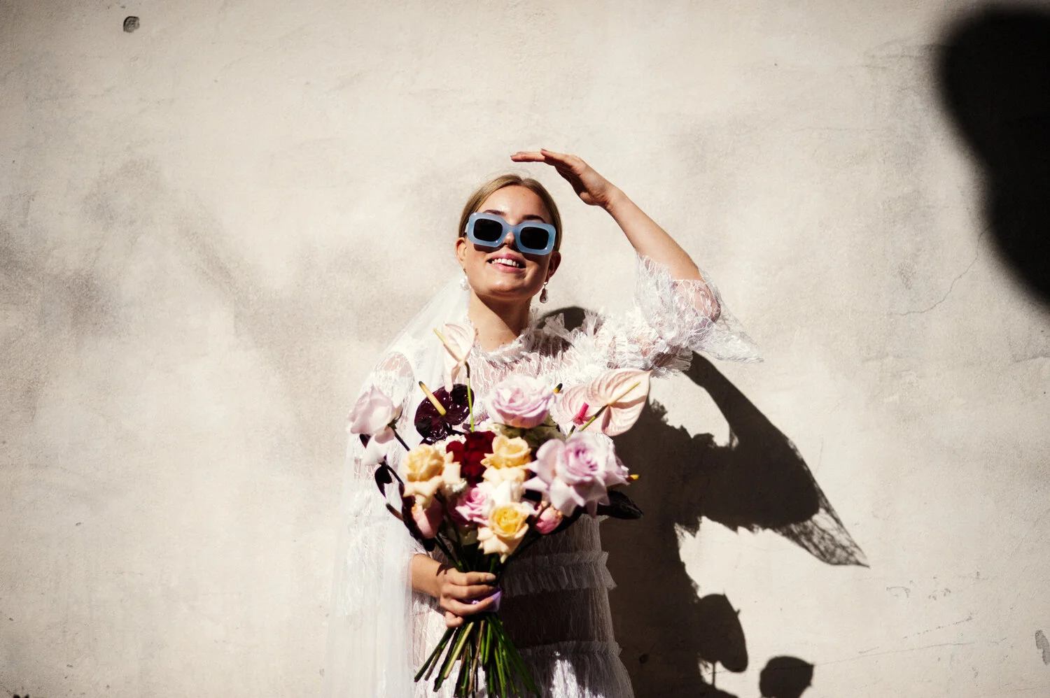 Brudbukett från Poppy Kalas.