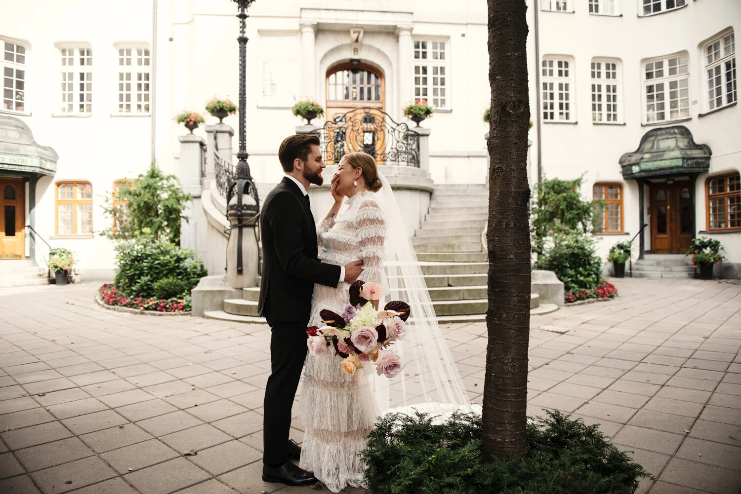 First look på innergården på Hotell Diplomat.