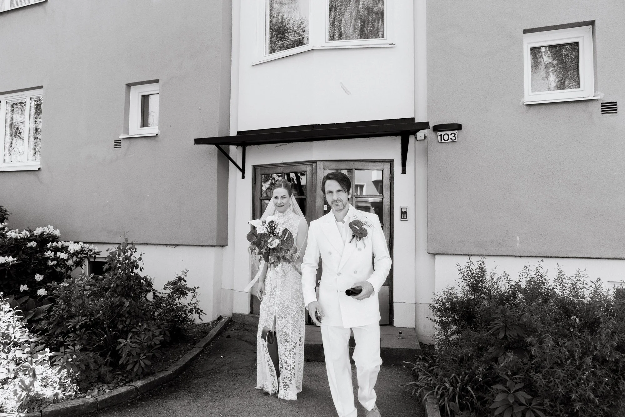 Kreativt bröllop i Årstaskogen