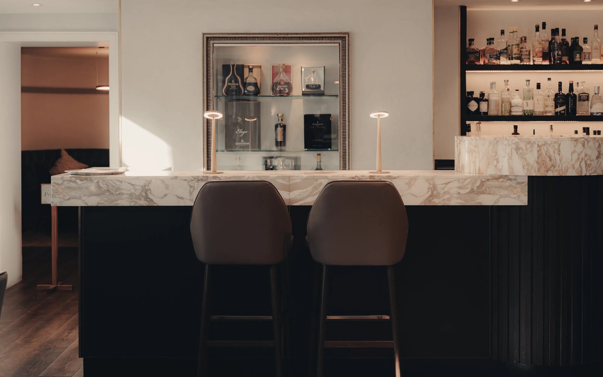 Wide angle restaurant interior photography for commercial use in Scotland
