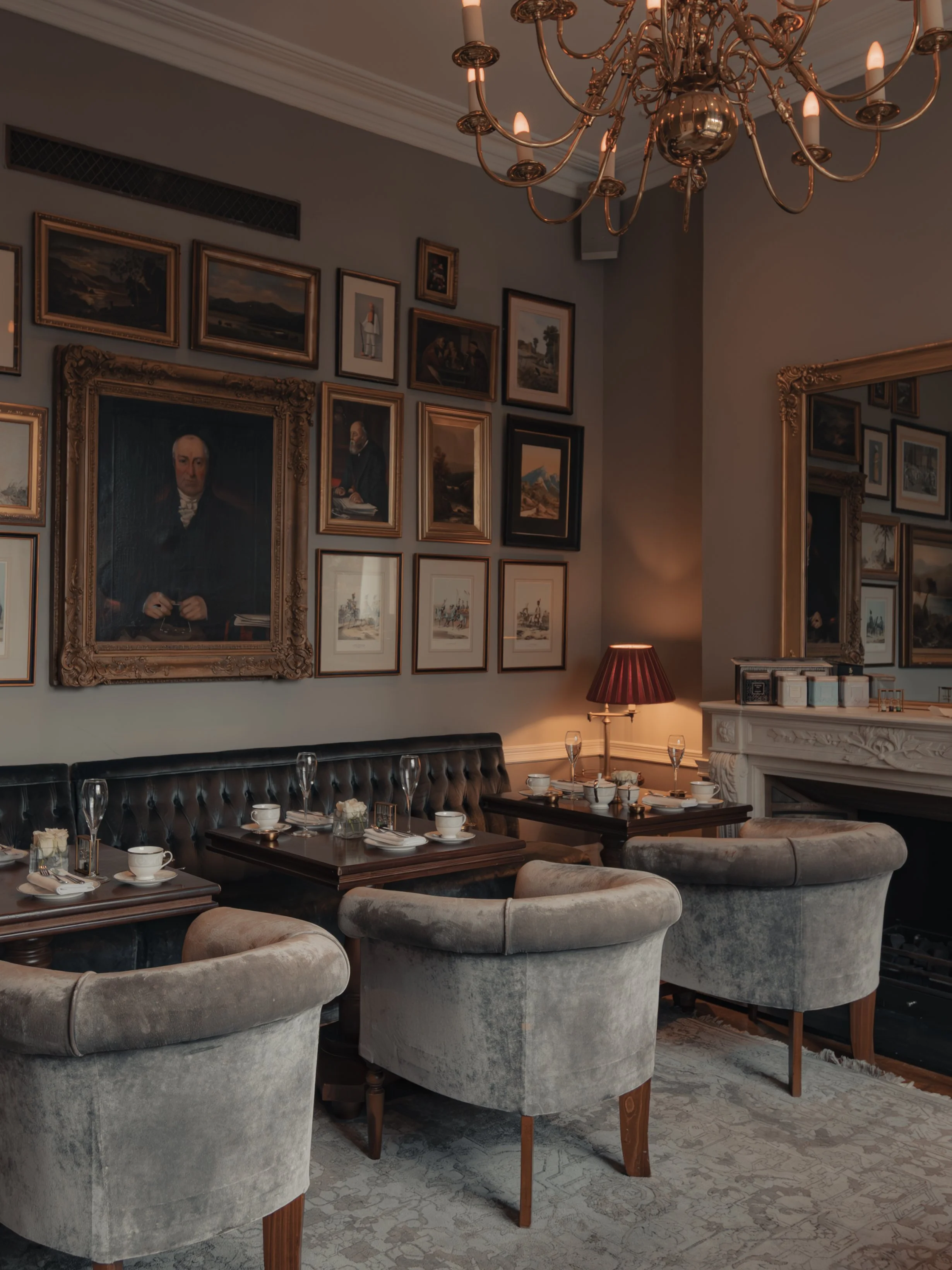 Luxury hotel interior photography in Edinburgh, dinning room