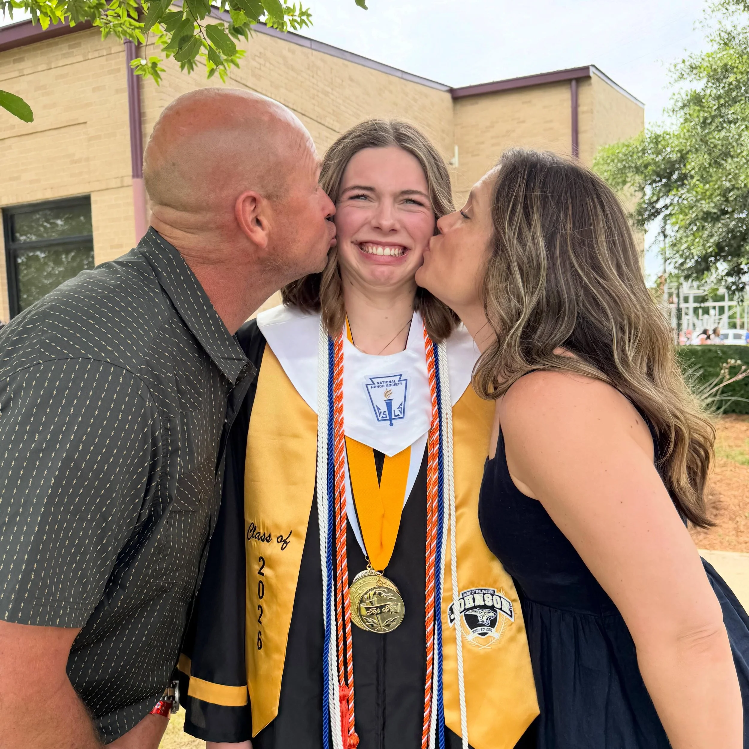 Last week she graduated high school.

Today she walked onto her college campus for orientation. 

And even though she&rsquo;ll be a Longhorn soon, her text was clear&hellip;&rdquo;I will be cheering for Tech in tonight&rsquo;s game!&rdquo;

This is g