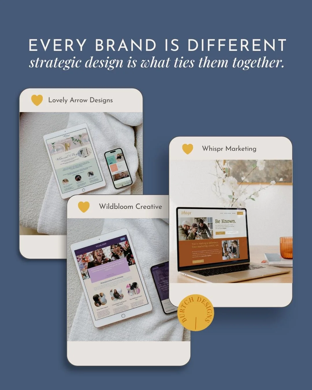 Every brand in this group started with a conversation.
What&rsquo;s working.
What&rsquo;s not.
Where the business is headed.

From there, we built with purpose. Clear choices in color, typography, structure, and messaging, all aligned to support the 