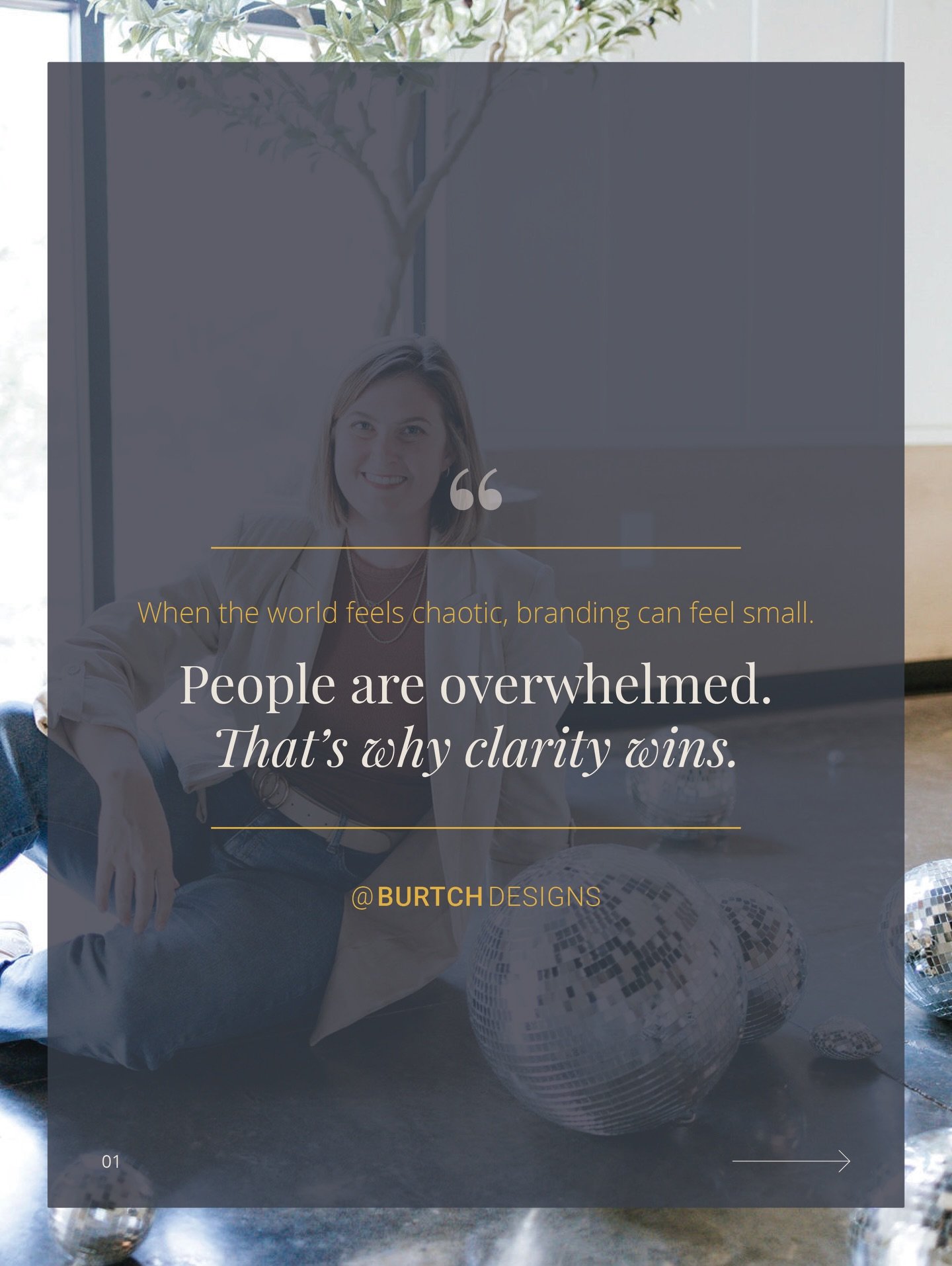 get it. Working on your brand can feel silly when everything feels heavy. Like you should be doing something bigger, louder, more urgent.

✨ But here&rsquo;s what I keep coming back to.

If your work helps people, it deserves to be found. Clear brand