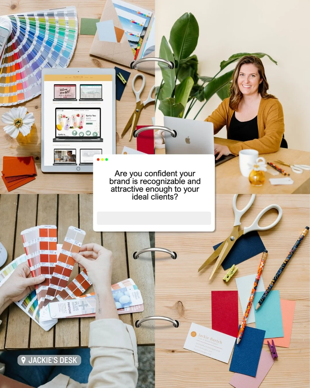 Are you confident your brand is recognizable and attractive enough to your ideal clients?

Because if you started with DIY branding, there&rsquo;s a good chance something feels not quite right.

The logo is &ldquo;good enough.&rdquo; The colors kind 