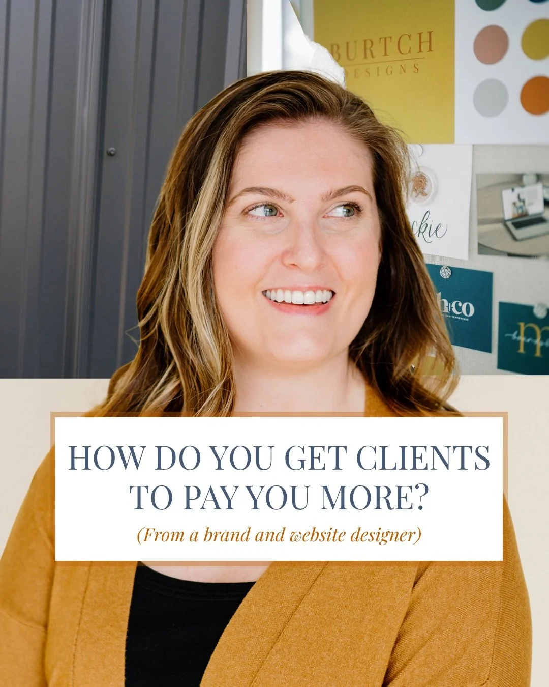 People willingly pay more for premium. And a DIY brand, no matter how much heart you put into it, doesn&rsquo;t usually have the same effect.

The clients you want to attract are paying attention to the details before they ever reach out. 

The way y