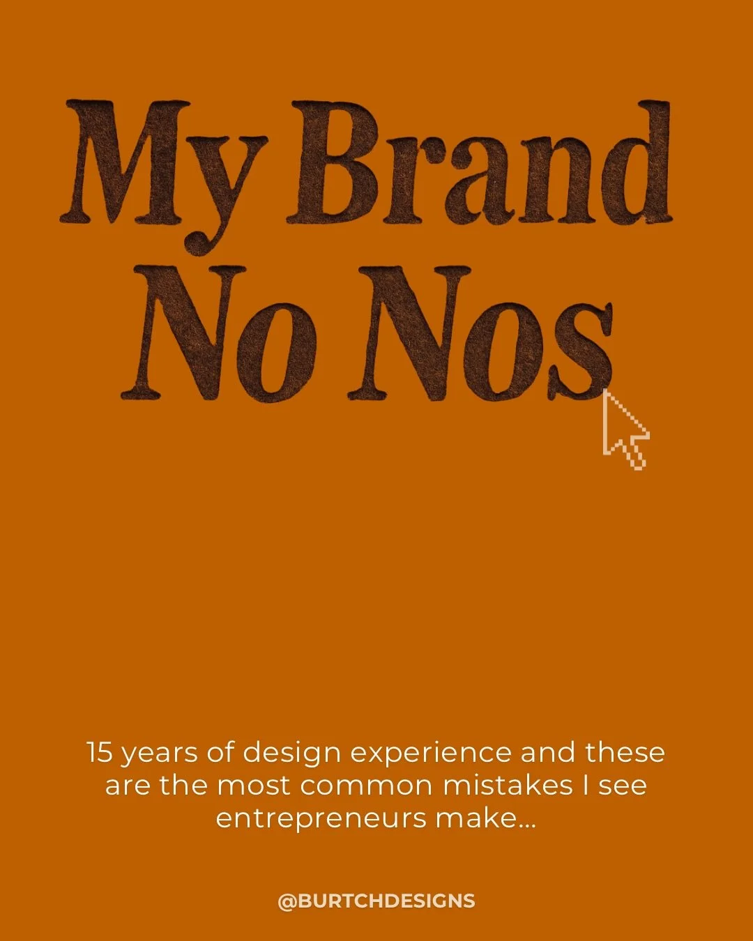 Fifteen years of designing brands and websites will teach you a thing or two about what works, and more importantly, what absolutely does not.

I see the same mistakes show up again and again, across industries, across niches, across every stage of b