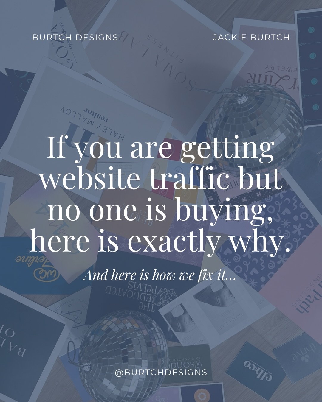 Getting website traffic but no one is buying is one of the most quietly defeating feelings in business.

Because you are doing everything right on the surface. You are showing up, you are getting found, and people are clearly landing on your page. Bu