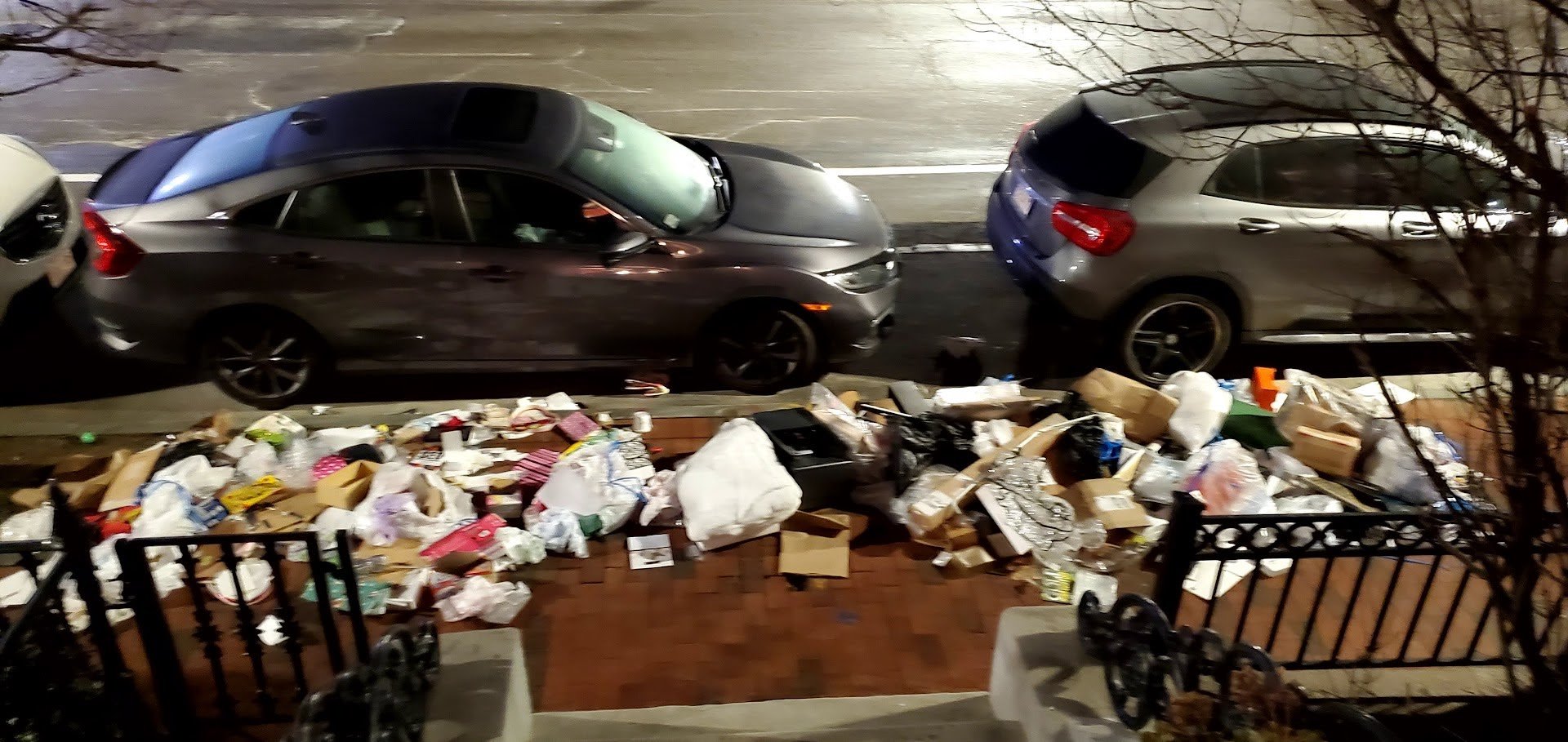 Another trash day, Mass ave