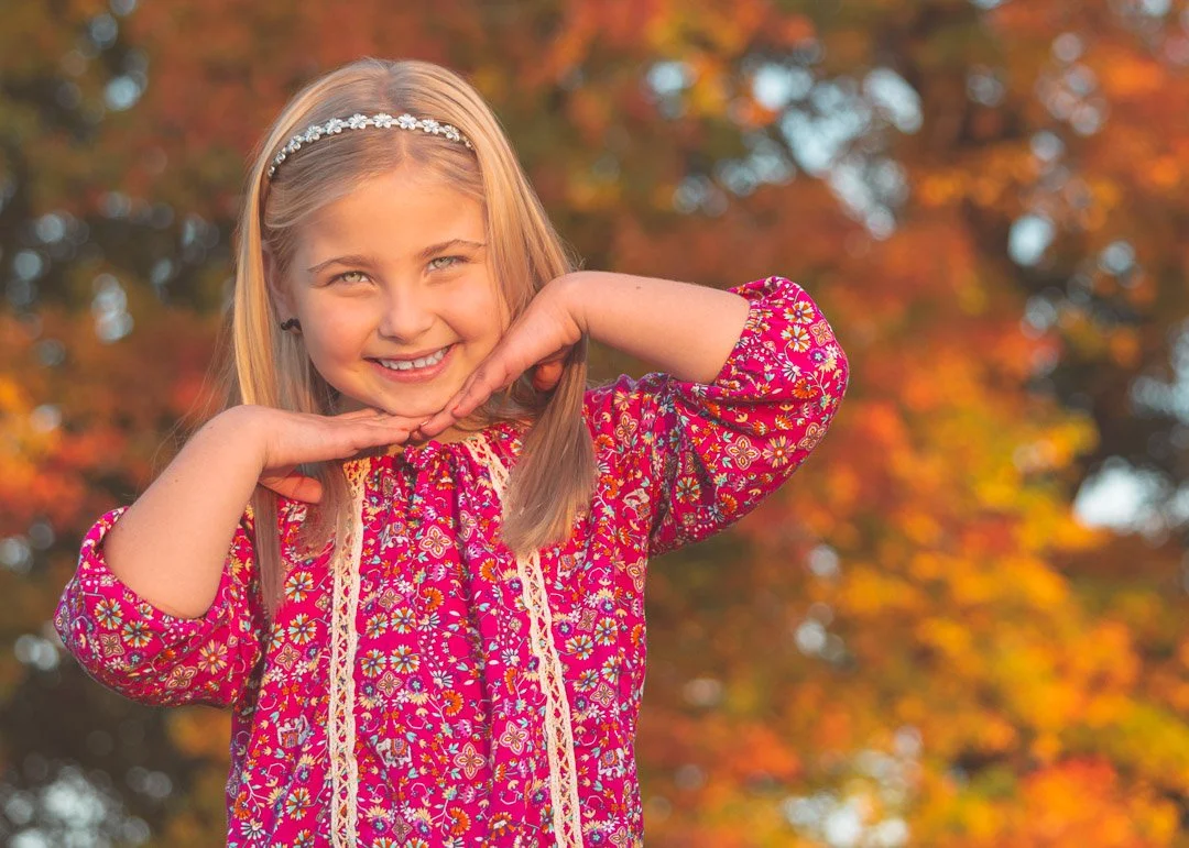 Girl smiling