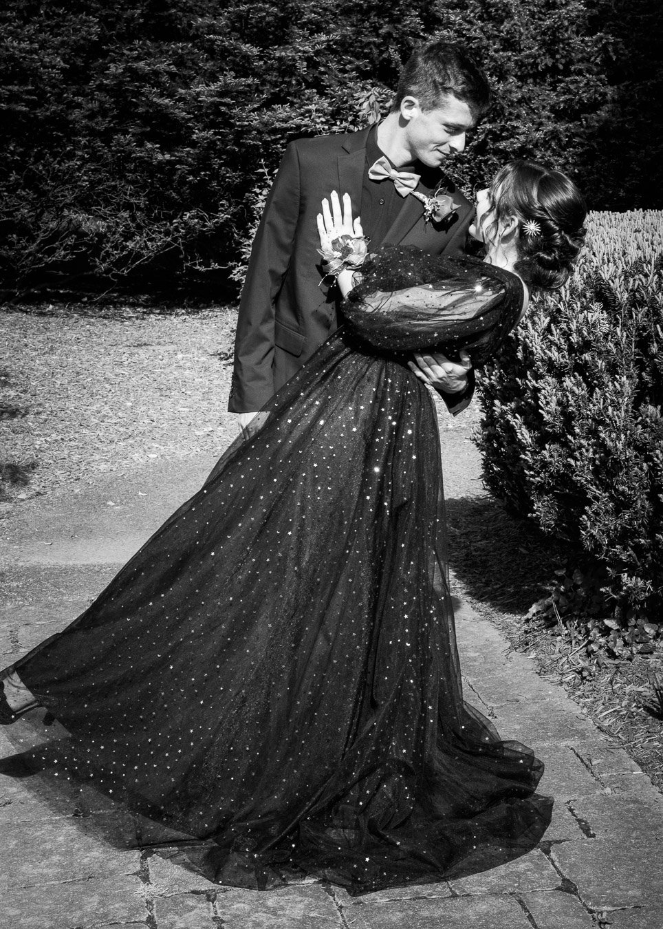 Couple black and white