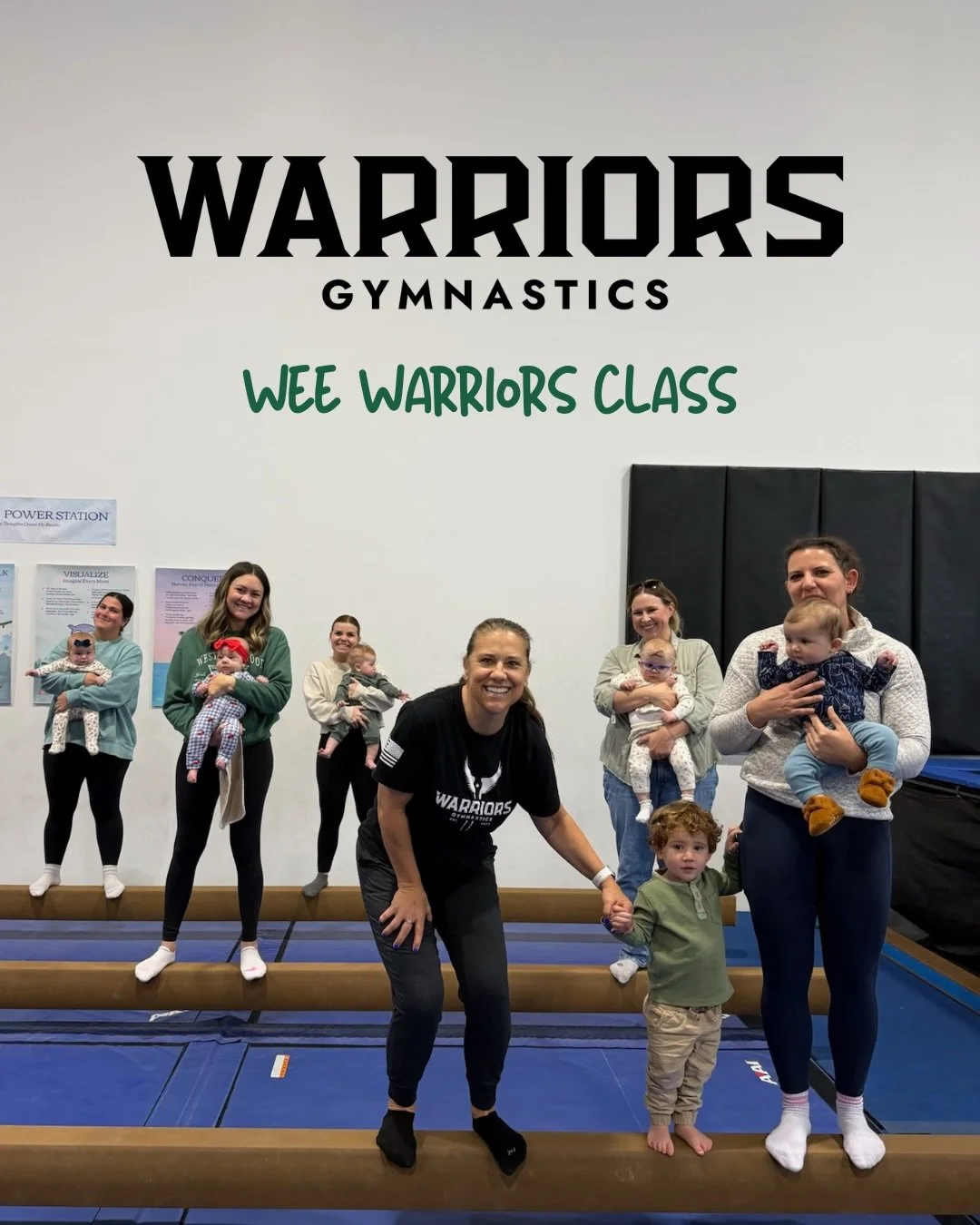 Little ones welcome 💚🖤

Did you know we offer a FREE 30-minute Wee Warriors class for babies? This special program is designed to give parents and their little ones a chance to bond, socialize, and explore movement together in a fun and supportive 