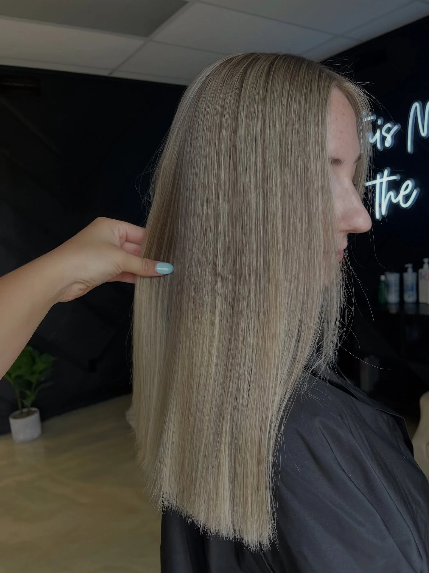 blonde refresh!! #victoriatexas #blondehair #blondeme #summerhair