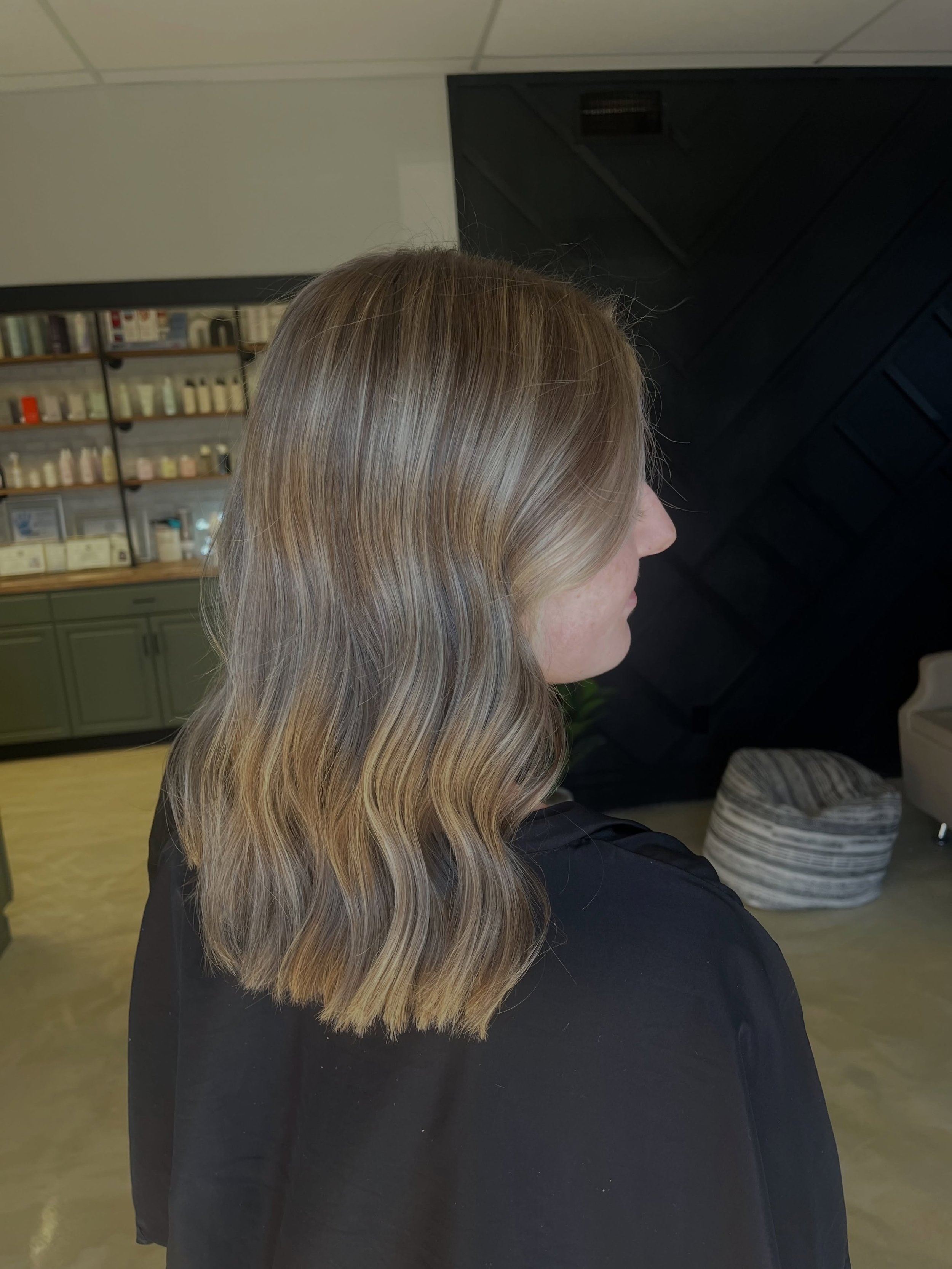 lowlight season 🧸#victoriatexas #fallhair#lowlightsonblondehair #hairstylist