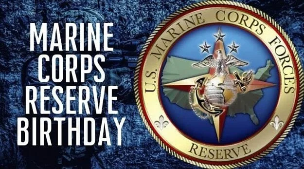 Military Holidays and Observances: Marine Forces Reserve Birthday