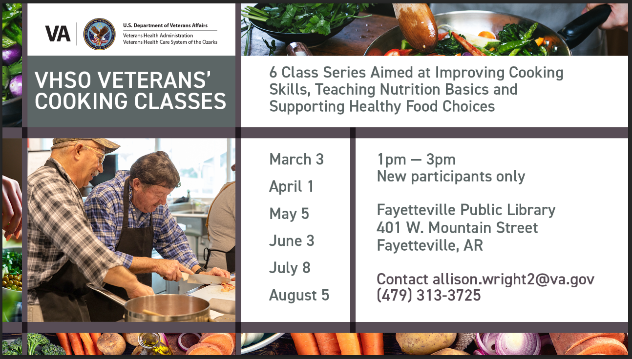 VHSO Veterans' Cooking Classes