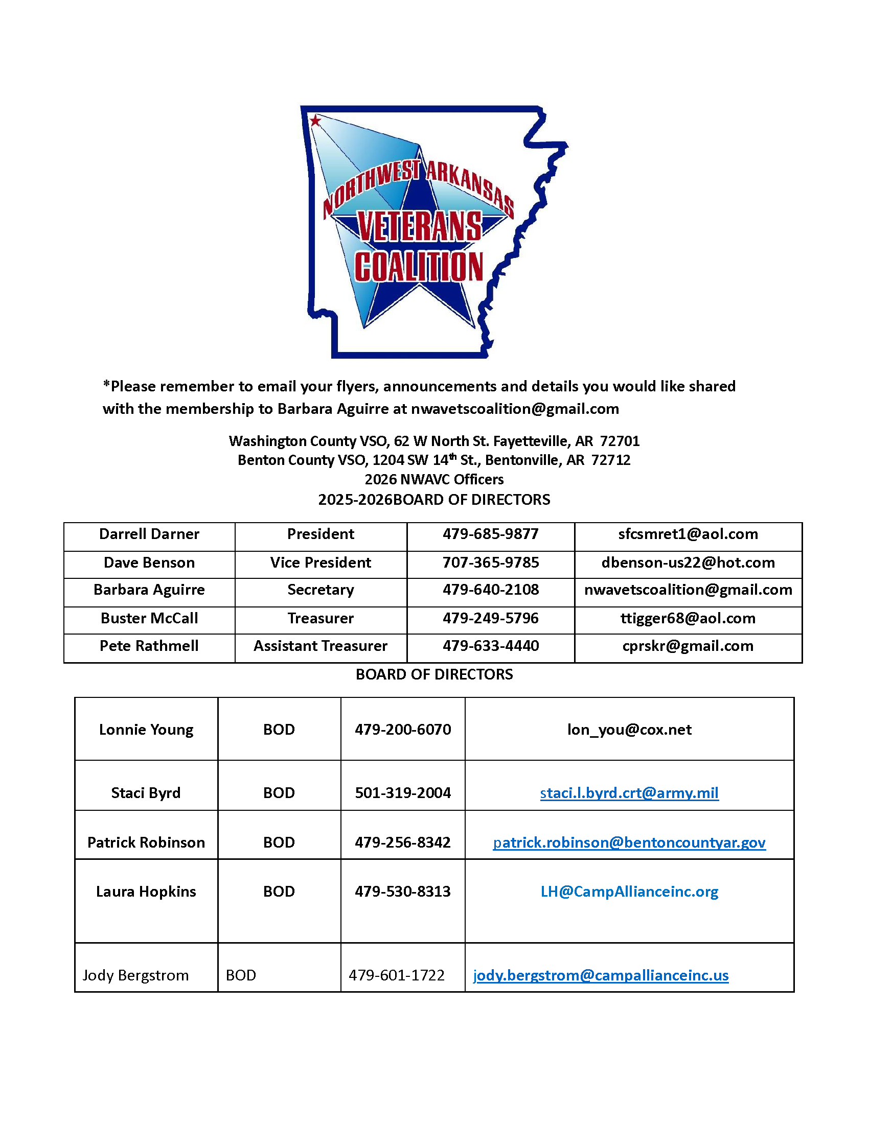 Northwest Arkansas Veterans Coalition