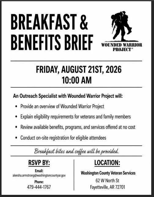 Wounded Warrior Project: Breakfast and Benefits Brief