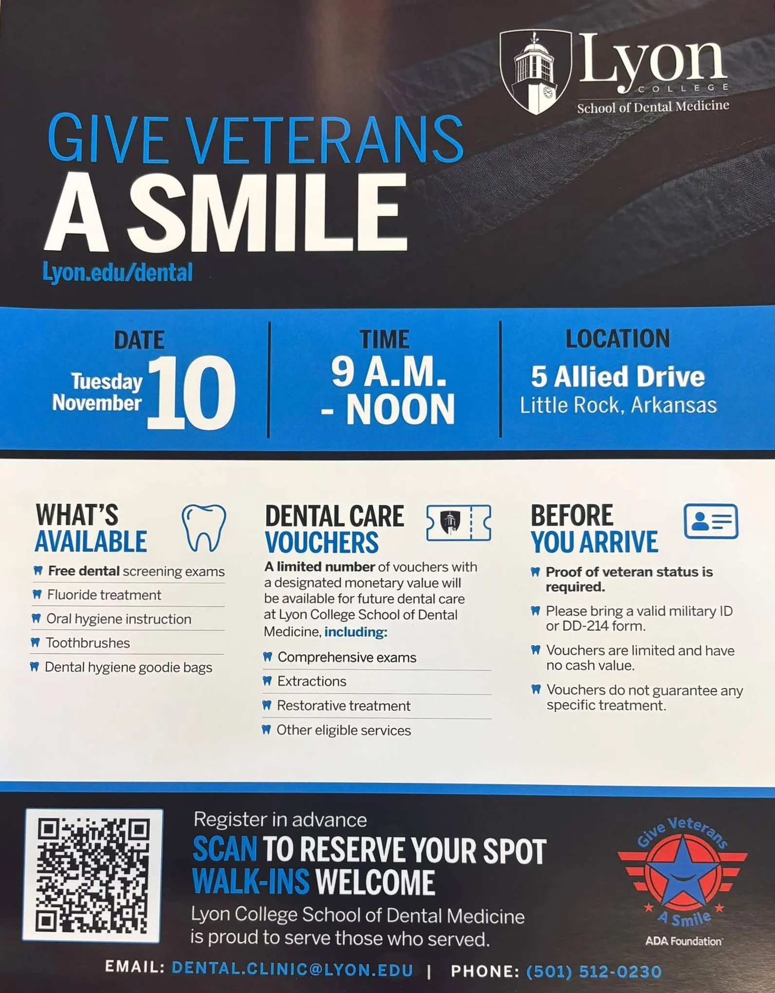 Give Veterans a Smile