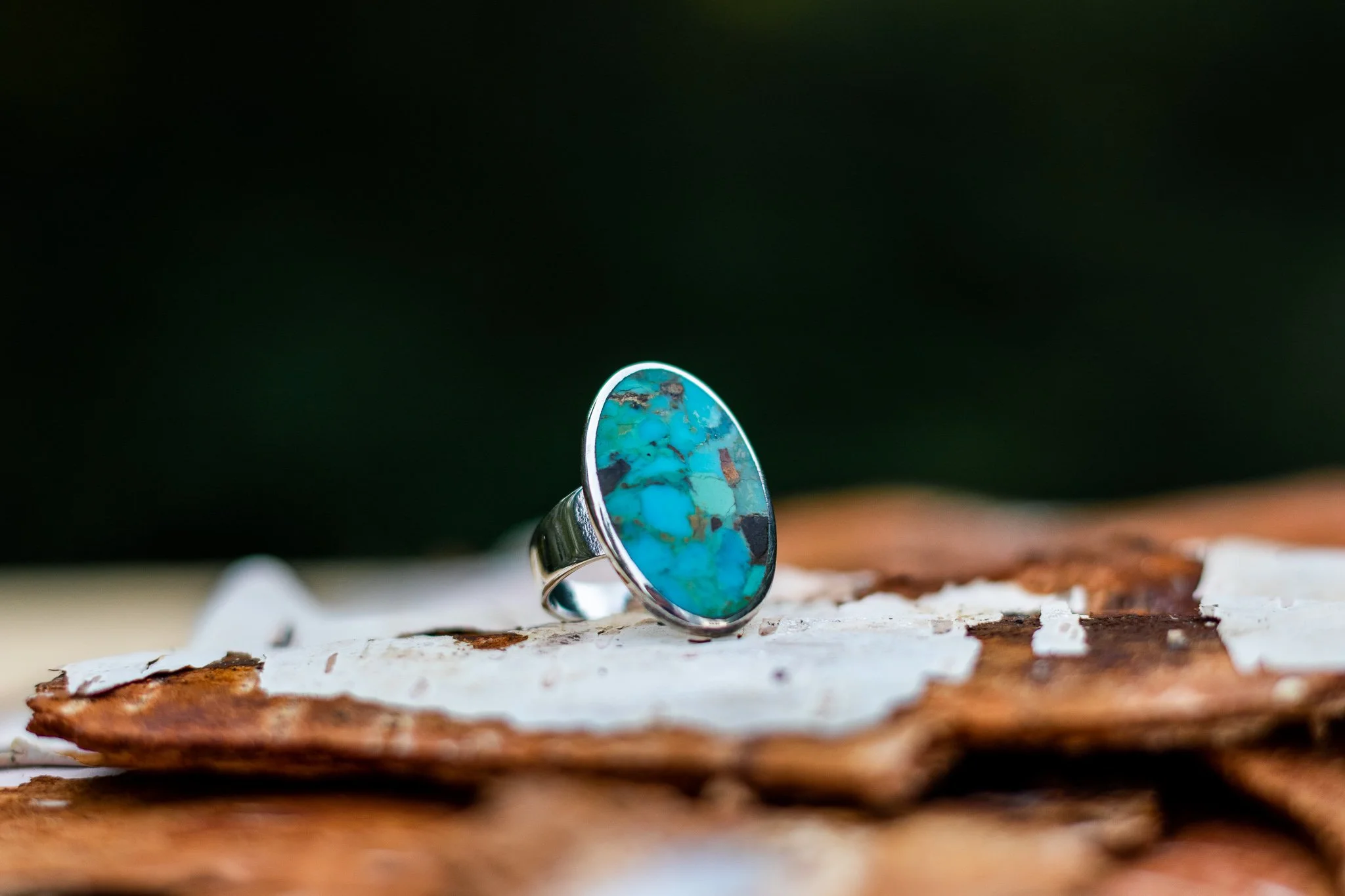 Bleue ovale