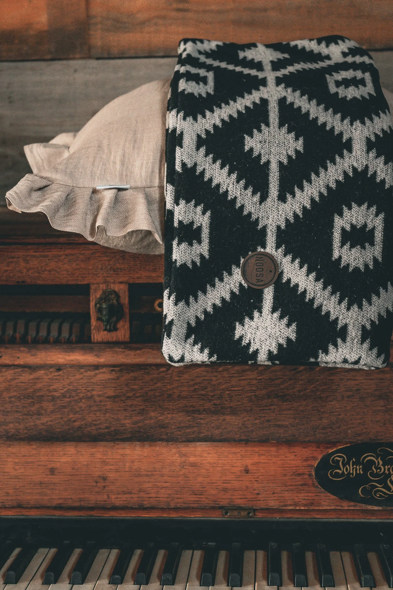 Housse coussin aztèque