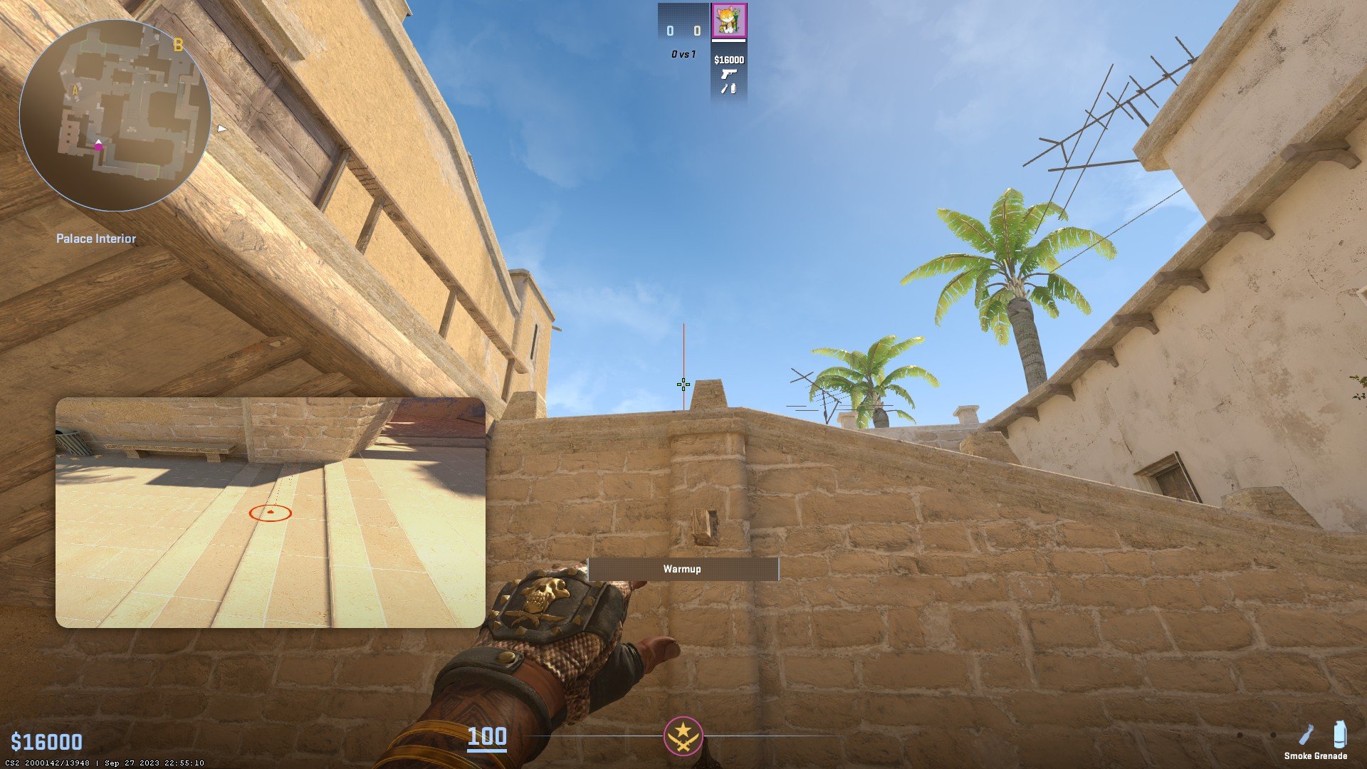 Just aim to the left of the pillar and not too high, it can be even lower than shown to land in the same place.