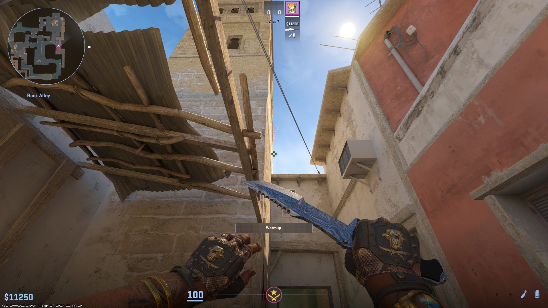 You need to aim at the ridge that's pinged.