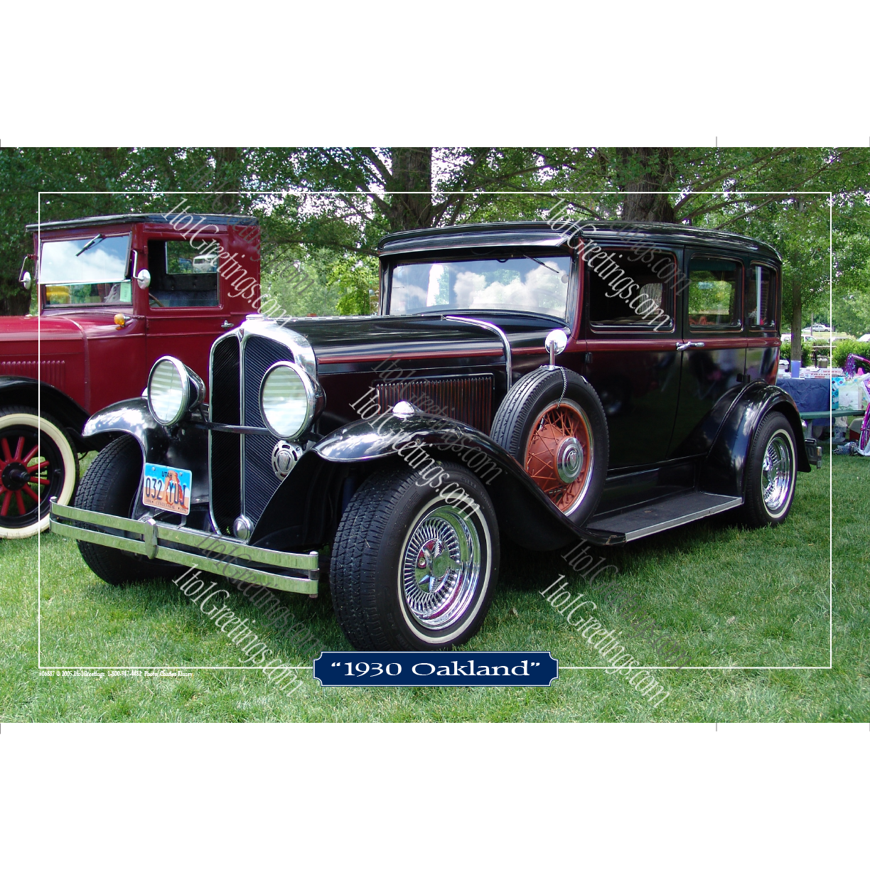 Vintage 1930 Oakland Coach Art Print