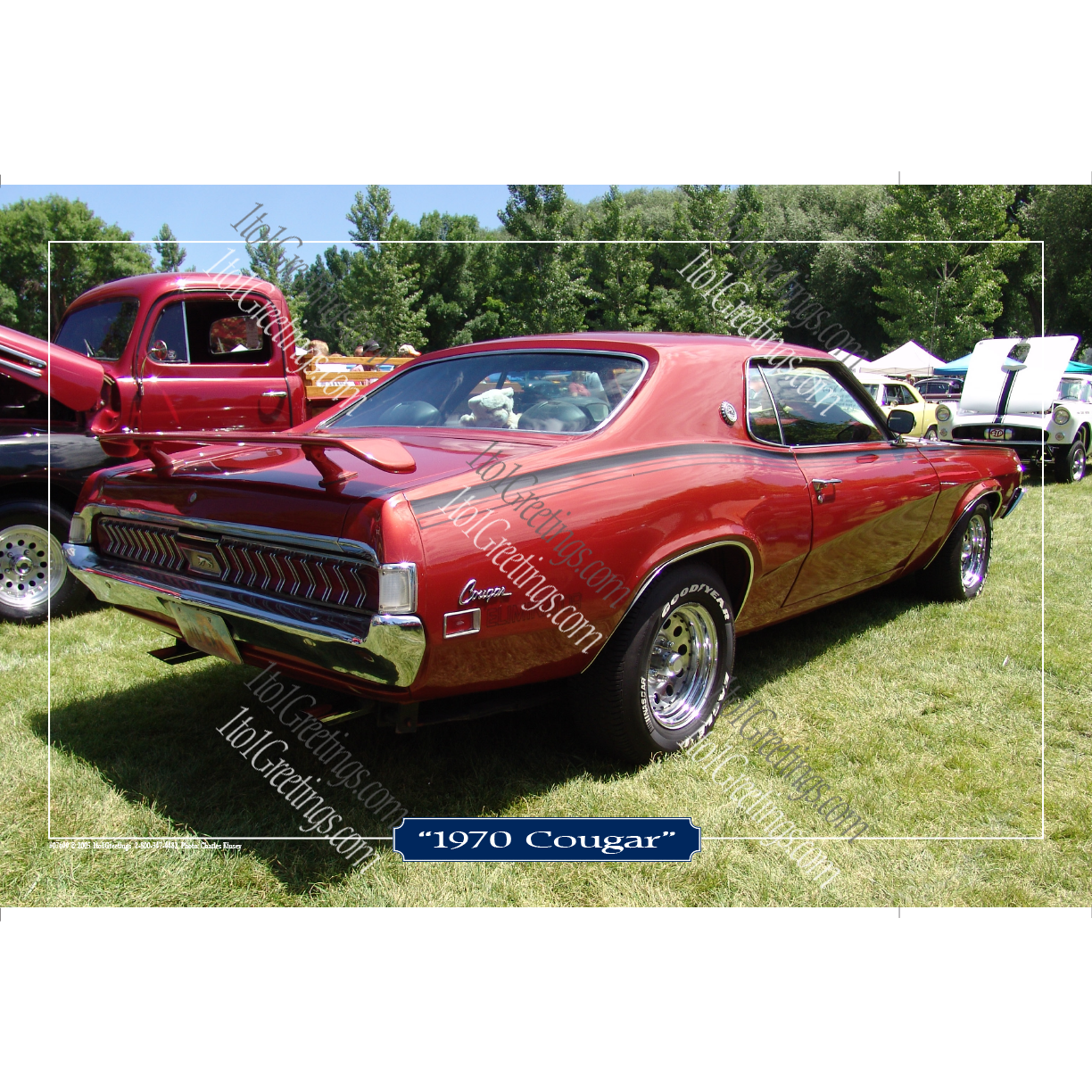 1970 Cougar Muscle Car Art Print