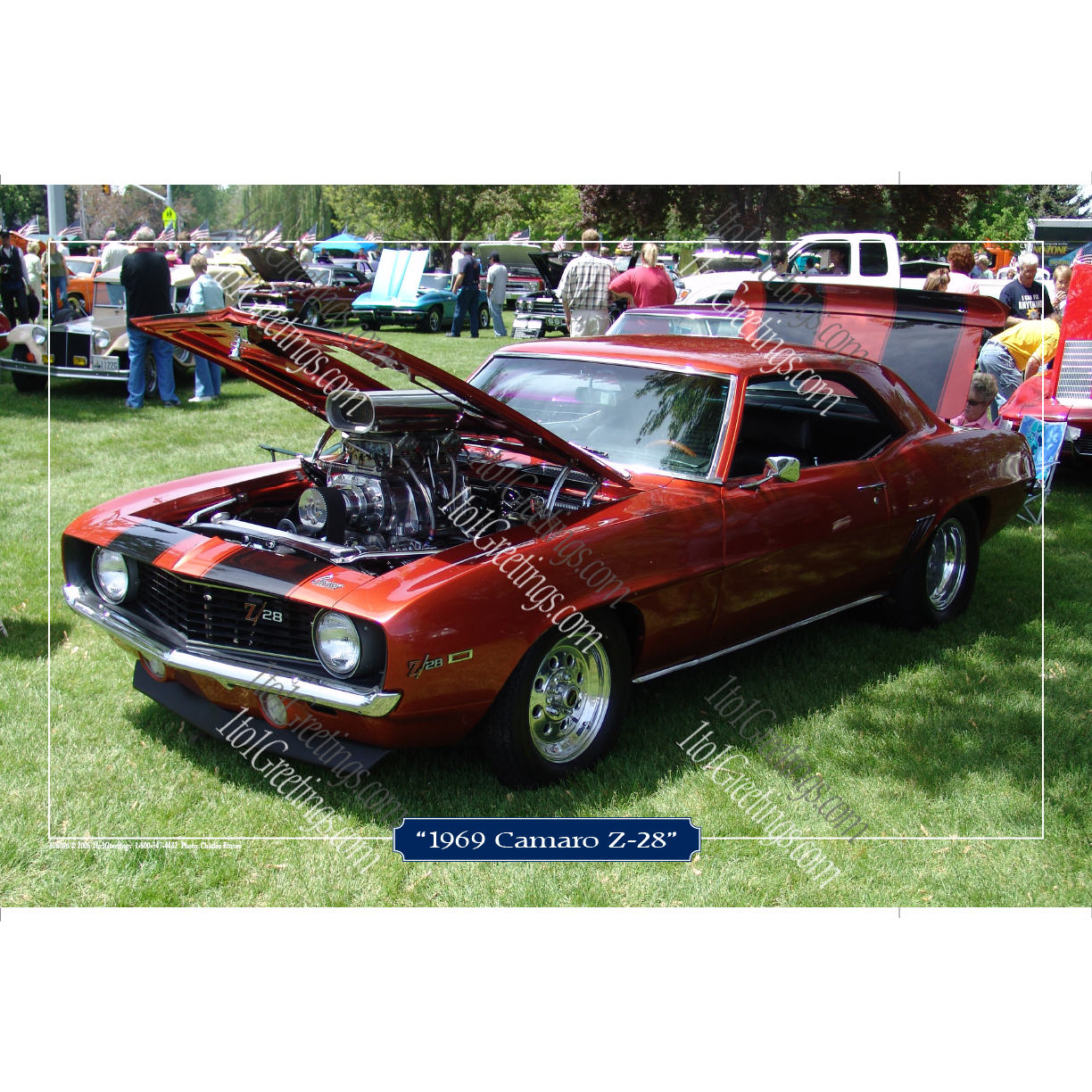 1969 Red Camaro Z-28 Photo Art Print