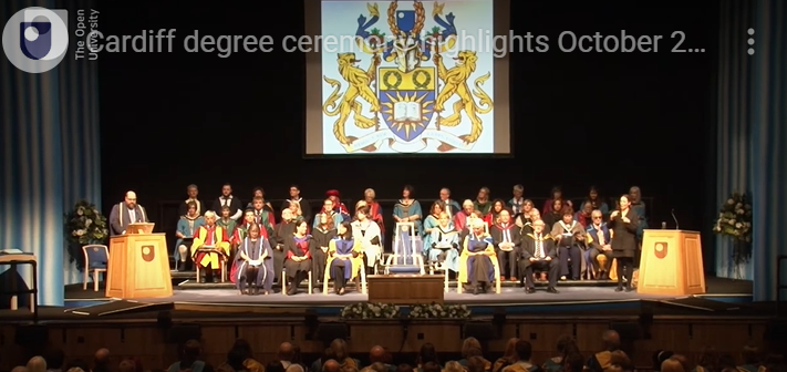 Open University graduation ceremony