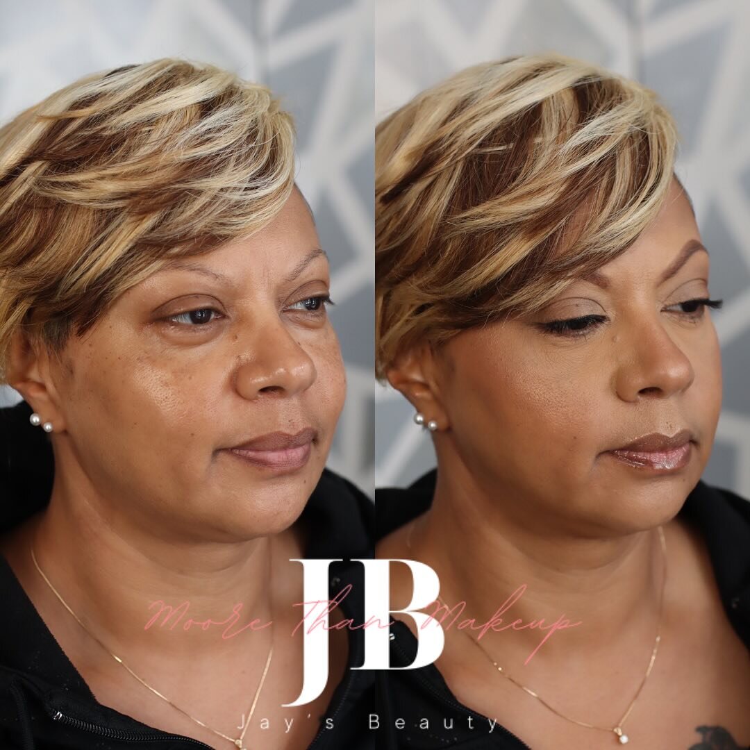 Half face beat 😍 very natural and sheer coverage for those who don&rsquo;t want a lot of makeup on their face but still want to look and feel BEAUTIFUL!!! Click the link in my bio now &amp; book a &ldquo;half face beat&rdquo; 🤍

Full look details:
