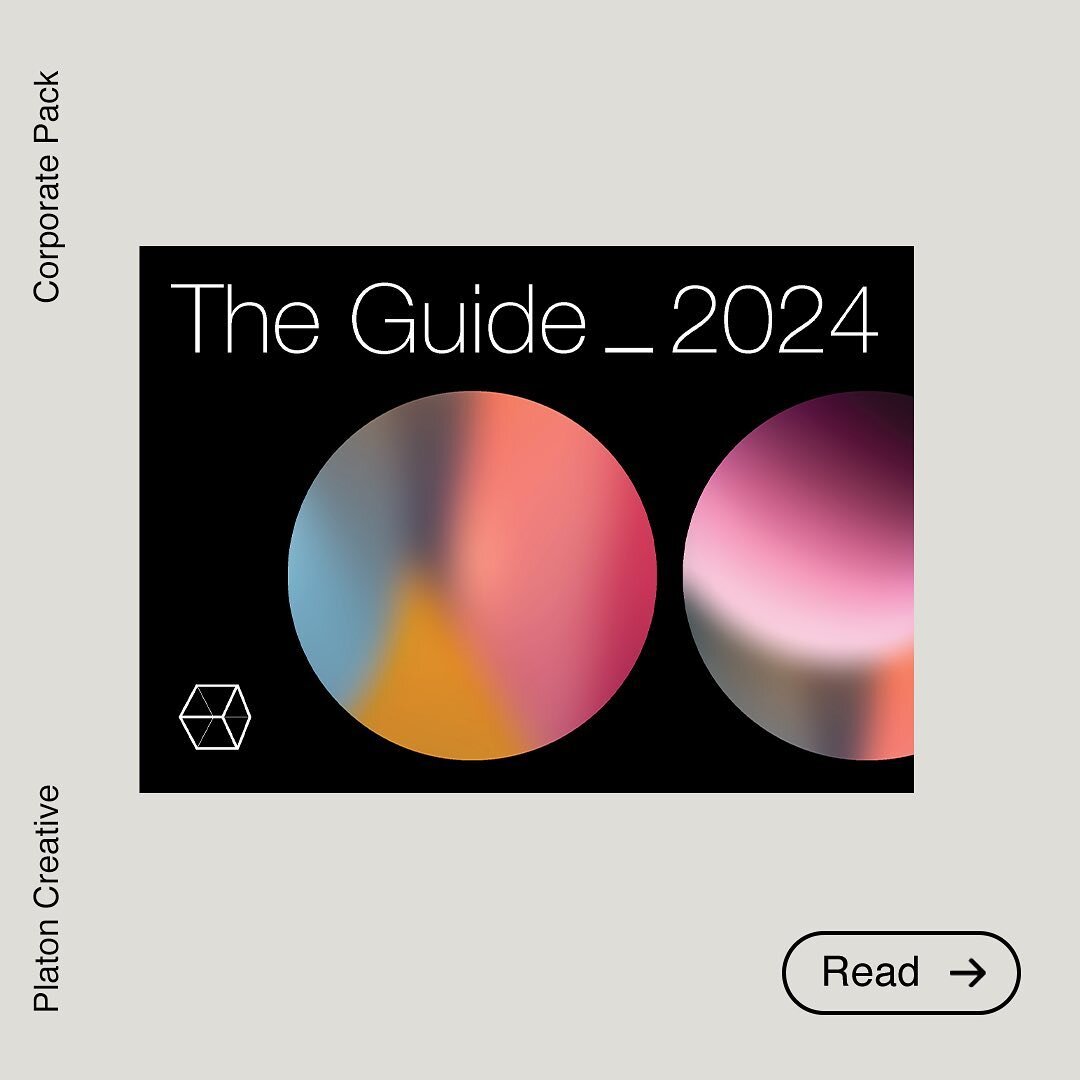 Our corporate pack. The 2024 edition of 'The Guide' is now available. Swipe to discover.

Download - platoncreative.com