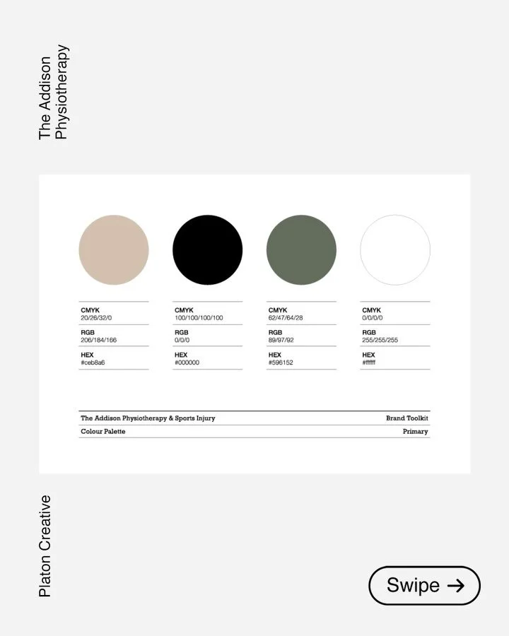 From concept to completion &mdash; The Addison Physiotherapy embodies refined simplicity and functional design. A calm, confident identity for a brand that moves with purpose.

Website work in progress. 

@theaddisonphysio