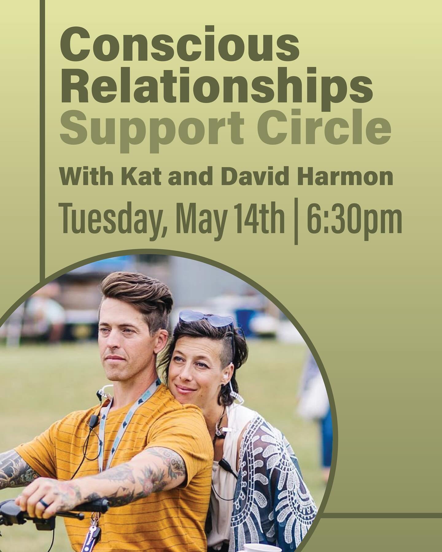 Join @kat_harmon_ltsooy &amp; David Harmon of @solharmonyfest and @love.the.shit.out.of.yourself for a supportive offering

Conscious Relationship Support Circle

-Are you looking for new ways to communicate and connect with others?

-Are you having 