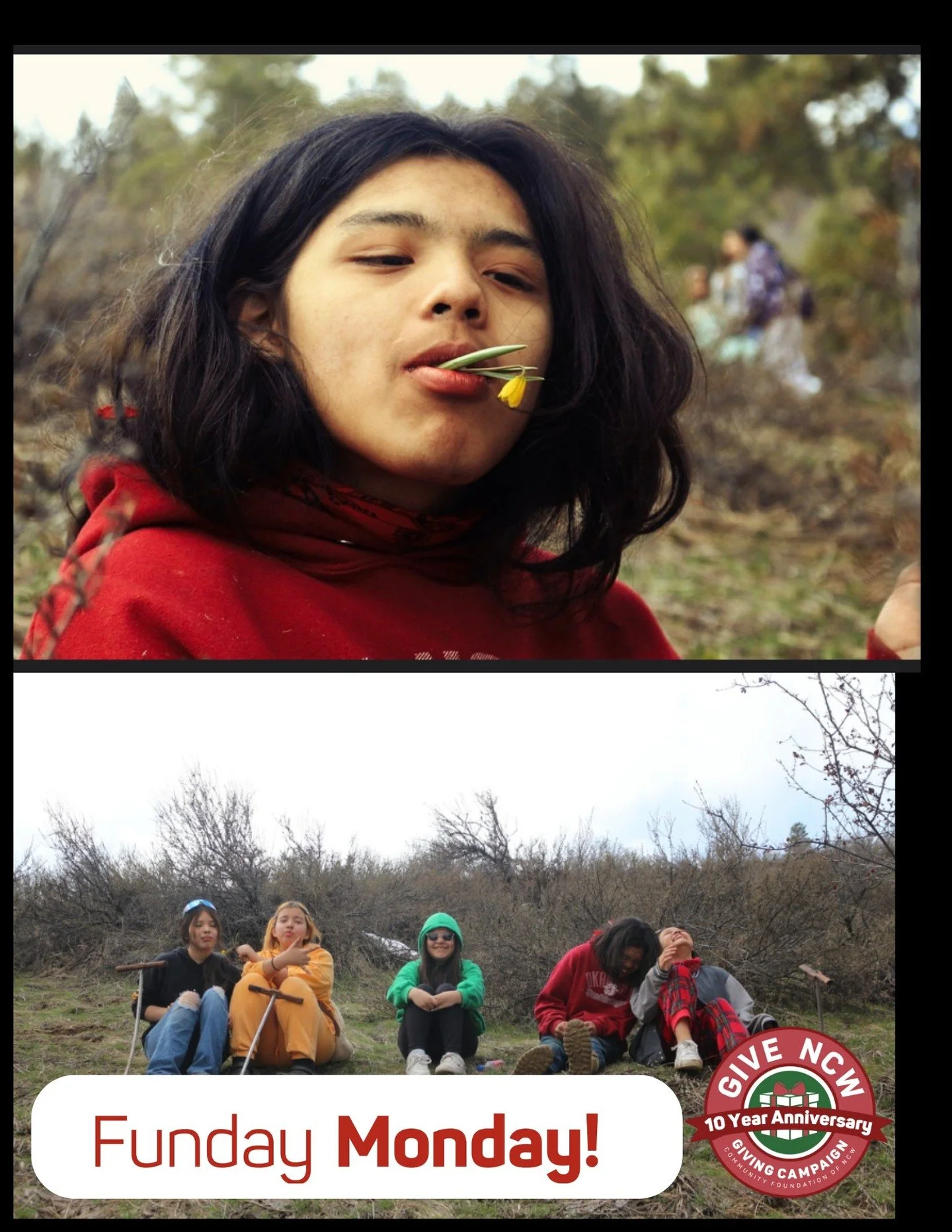 t's funday Monday for GIVE NCW folks! Your support provides opportunities for our youth to connect with their food ways and land-based teachings. Please connect to our page to directly support our work the the other astounding nonprofits in our regio