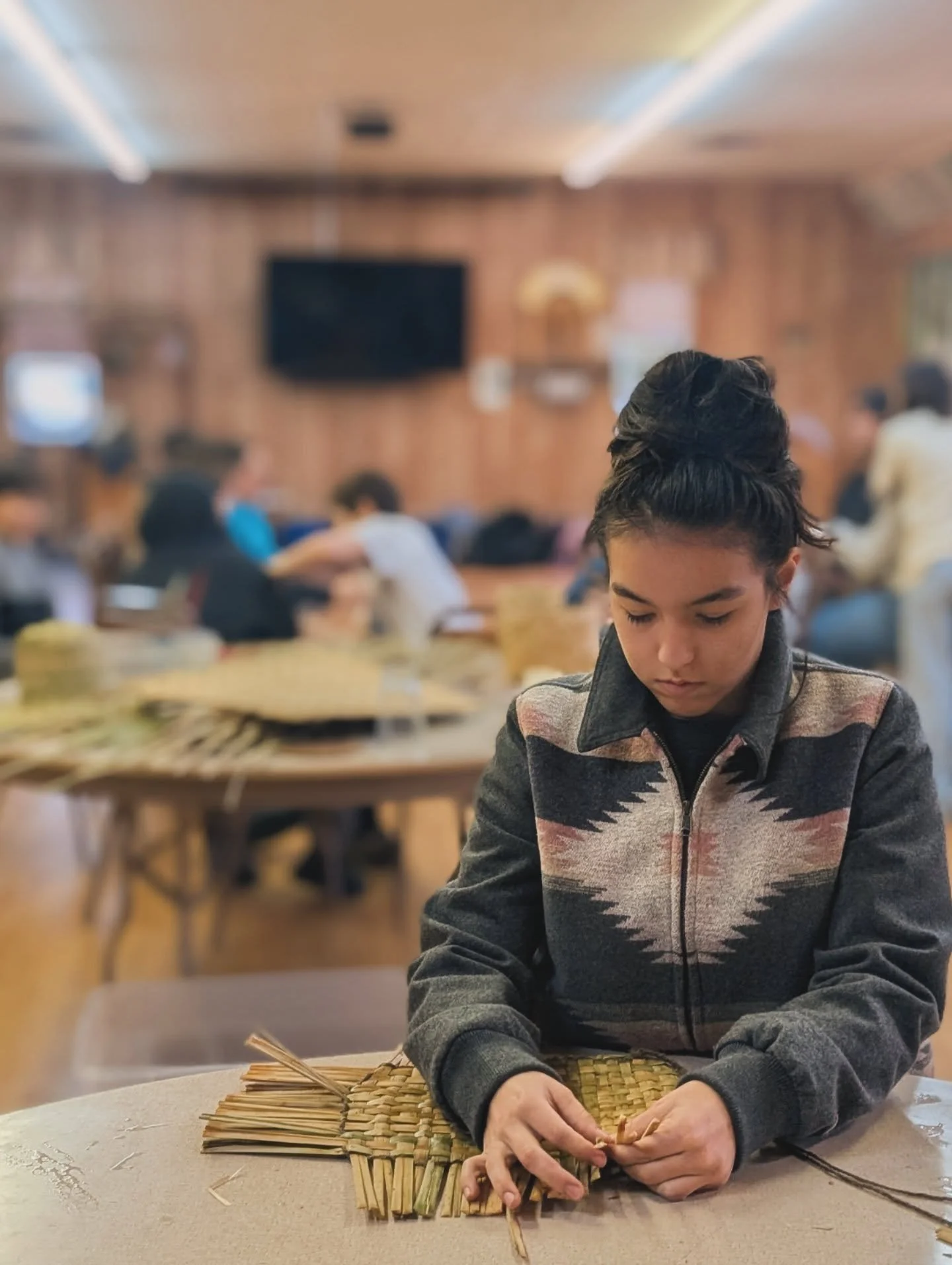 We are so thankful to our community who came out to support our Cultural Pathways students in hosting the first annual cultural gathering night. These students spent the last two school years gathering, processing, cooking, weaving traditional cattai