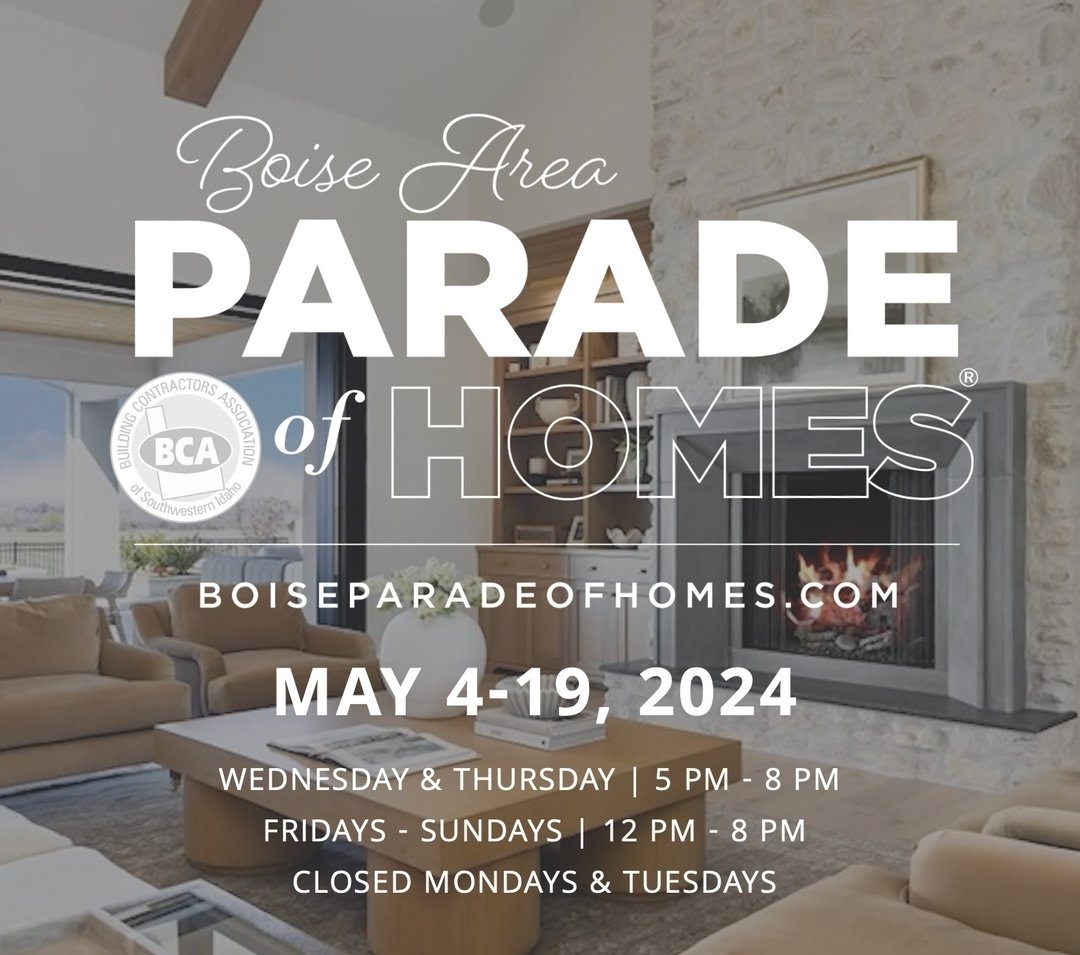 Hey, Boise! This is the last weekend to check out the Parade of Homes. Discover the finest craftsmanship and creativity our community has to offer. Get inspired by stunning home designs, and when you're ready to bring that inspiration home, visit us 